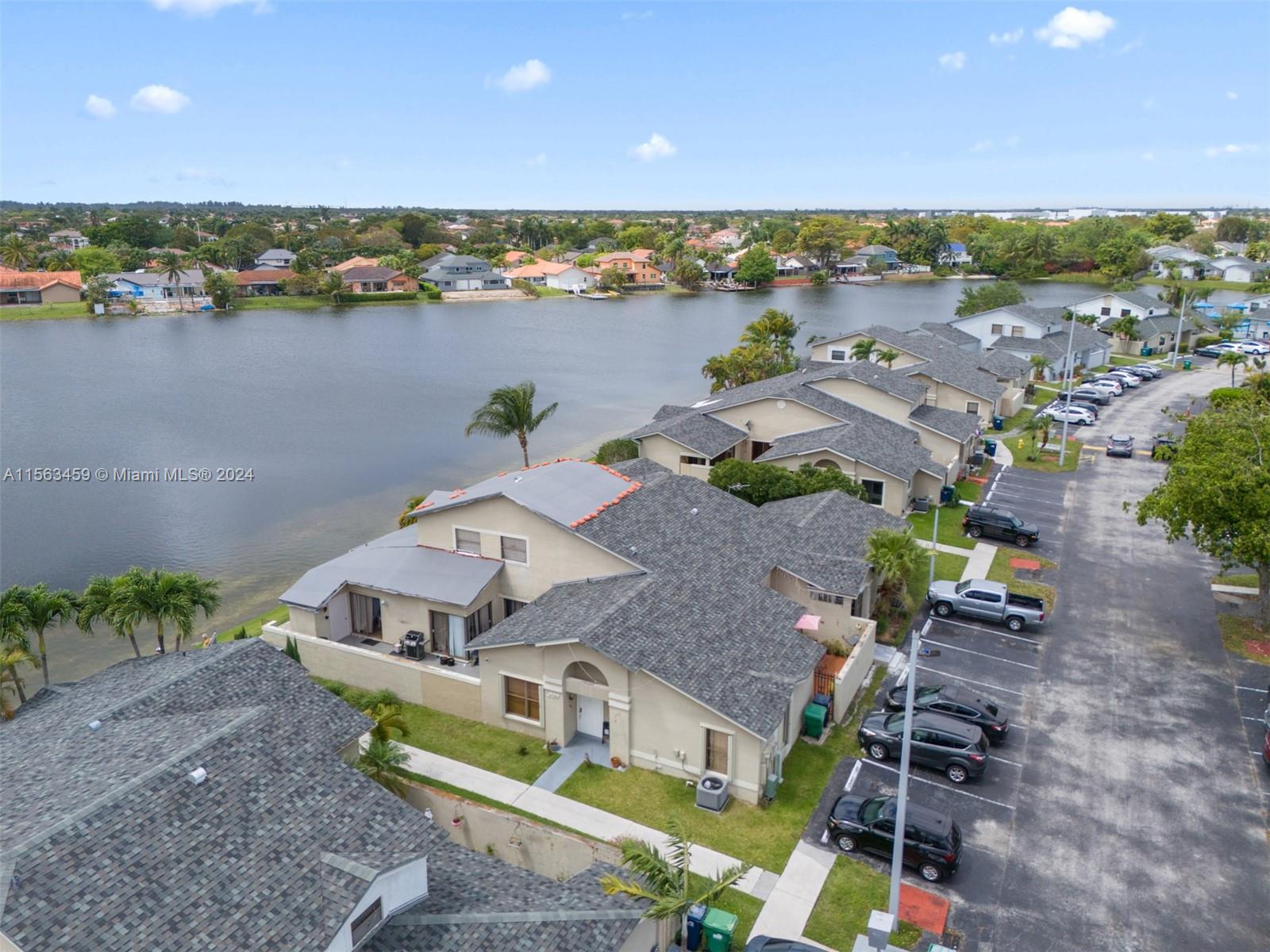 Beautiful Lake view walkway to front of property