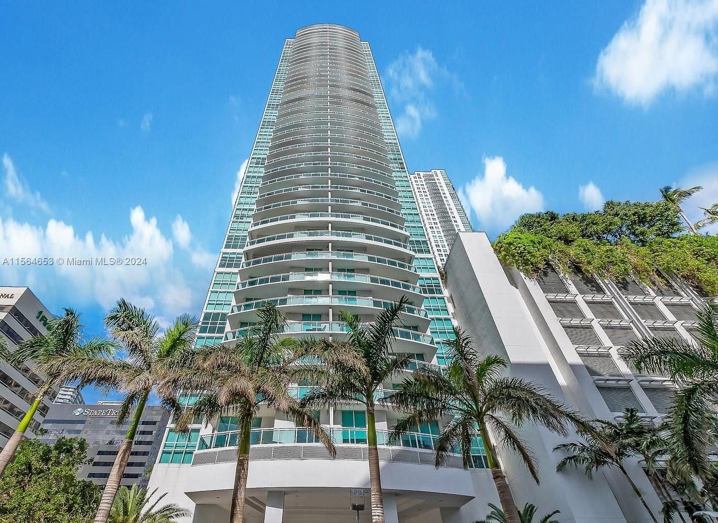 The Plaza condo in the heart of Brickell. Enjoy this high floor furnished one bedroom one bath with an amazing open Brickell skyline view. Unit faces west with nightly city lights twinkling. Beautiful fully equipped kitchen with stainless steel appliances & granite counter tops. Open living space filled with natural light. Amenities include resort style pool & jacuzzi, assigned covered parking, BBQ area, fitness center, Social Room & Billiards, business center, 24 hour concierge and valet parking service. Walking distance to Brickell City Center, the bay, shops & restaurants, cafes, churches & public transportation. Best location in Brickell.