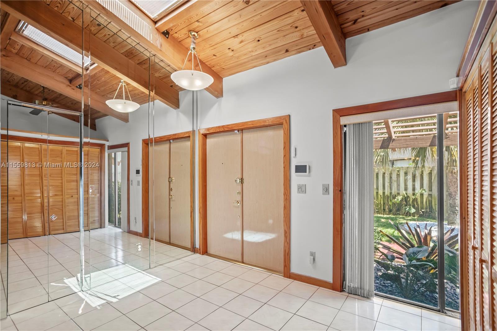 This space could be used as an office or den