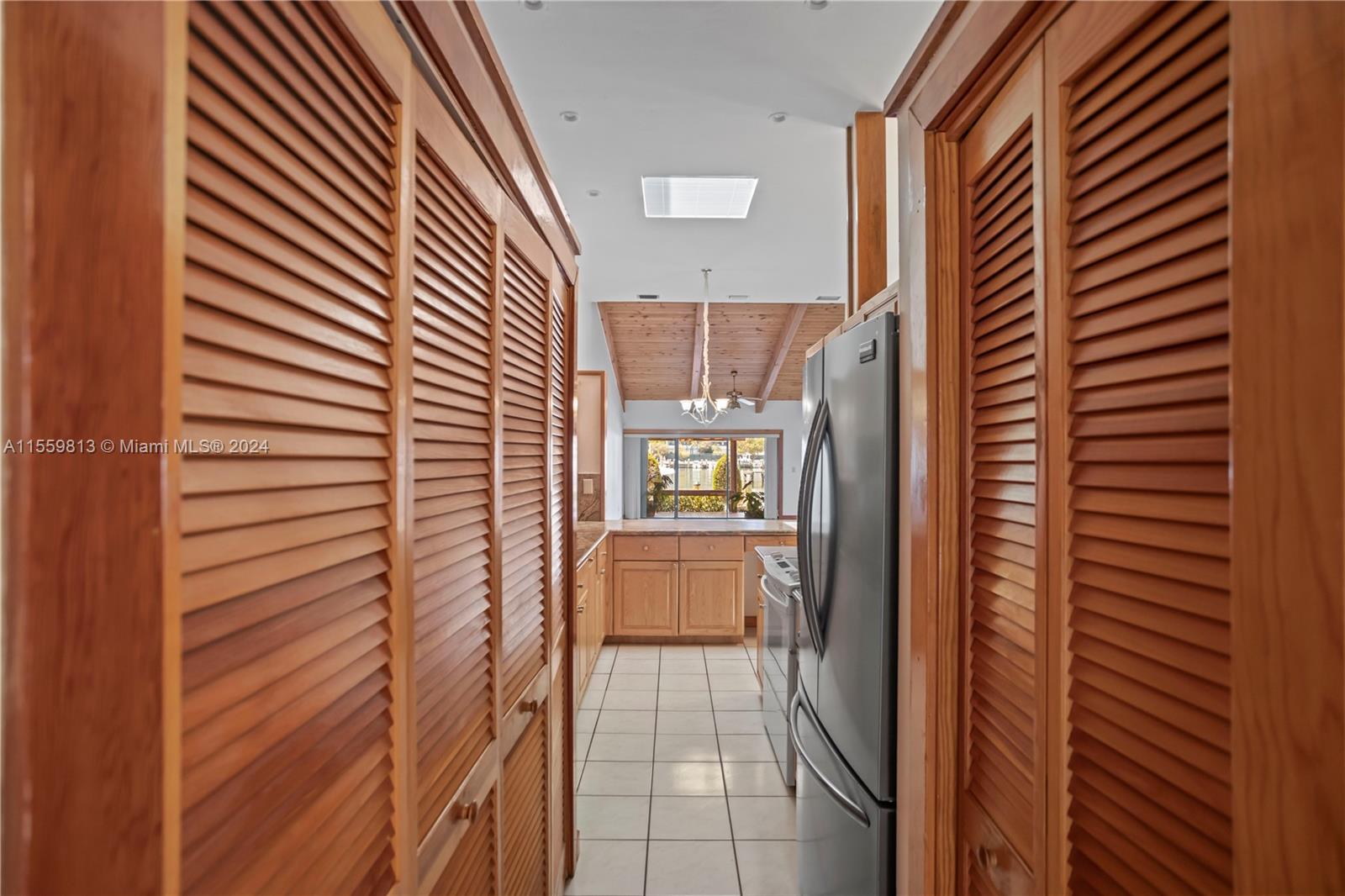 This space could be used as an office or den