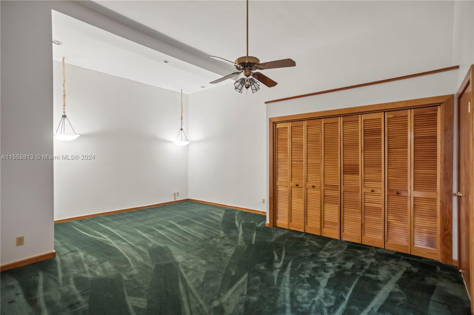 Huge primary bedroom with huge closet