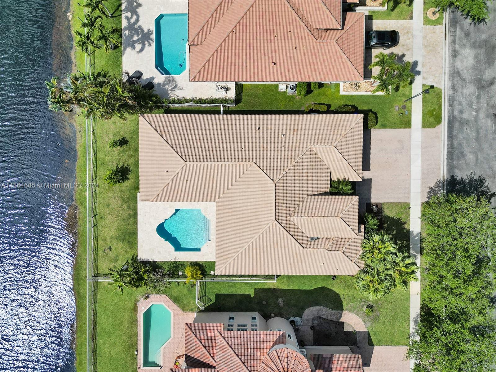 On the canal looking over the nature preserve to the west