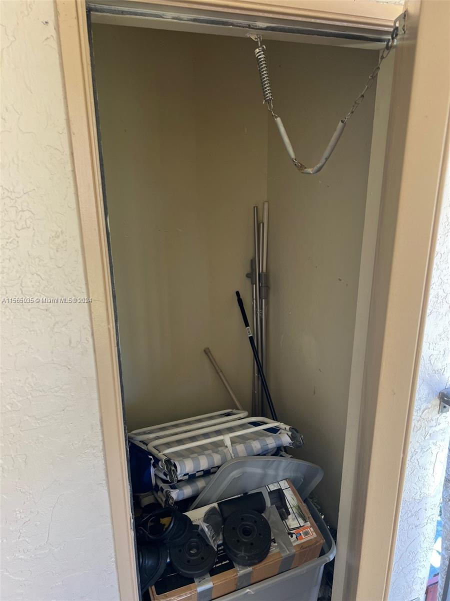 Storage Room on Patio