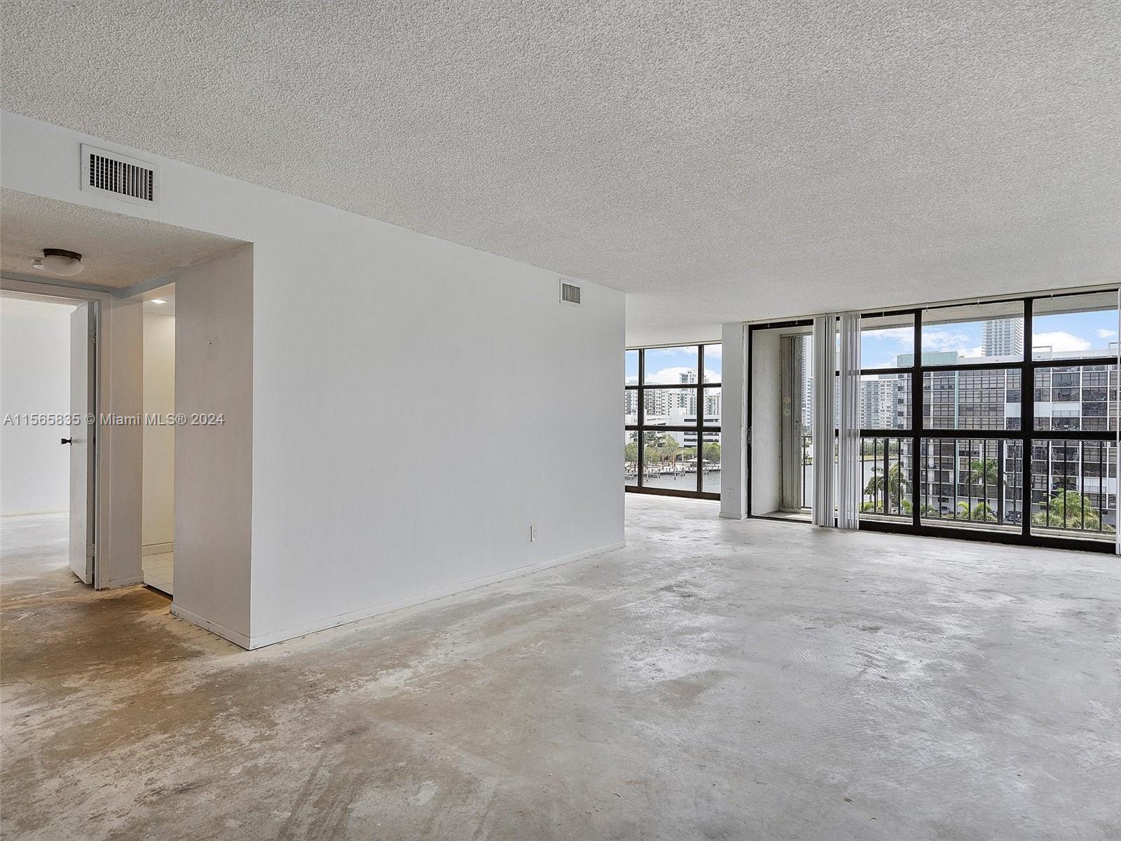 Actual picture. No flooring. Unit is ready for final touches.