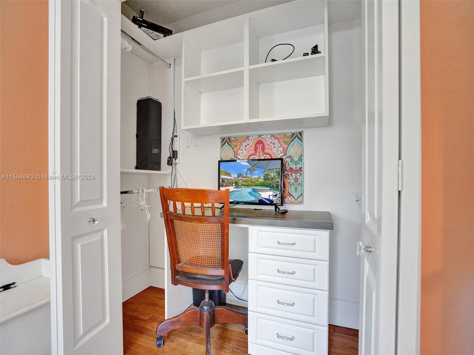 Inside closet of Bedroom #3