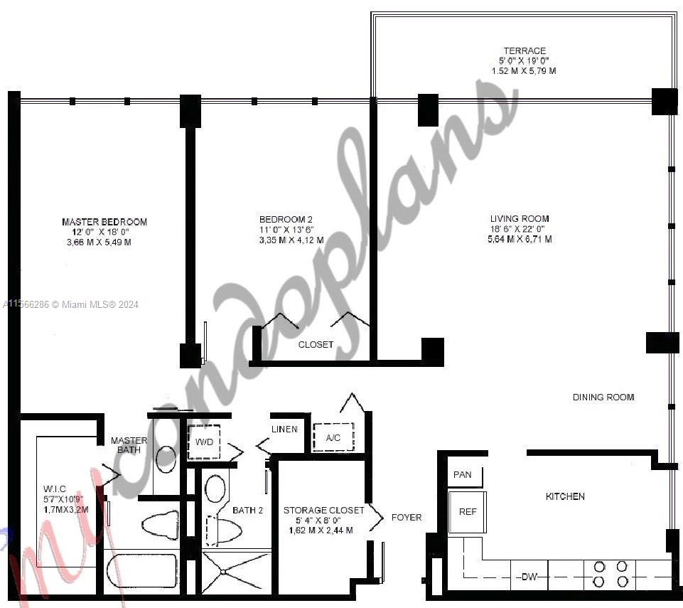600 NE 36th St 801, Miami, Florida 33137, 2 Bedrooms Bedrooms, ,2 BathroomsBathrooms,Residential,For Sale,600 NE 36th St 801,A11566286