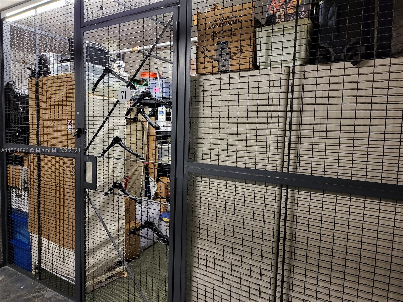 In front of the unit