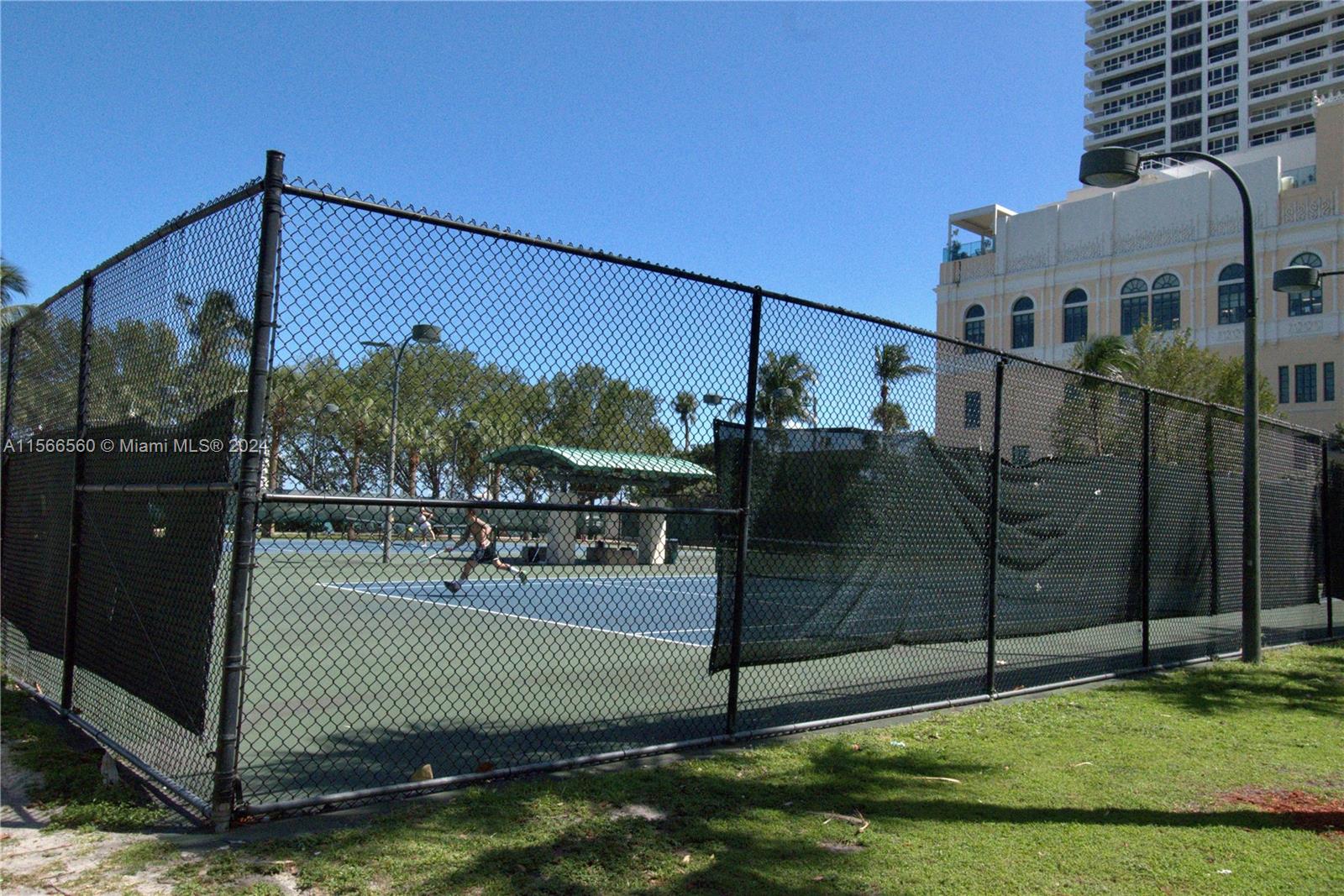 Tennis courts