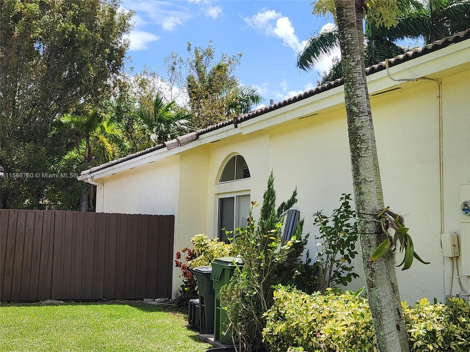 left side to the patio