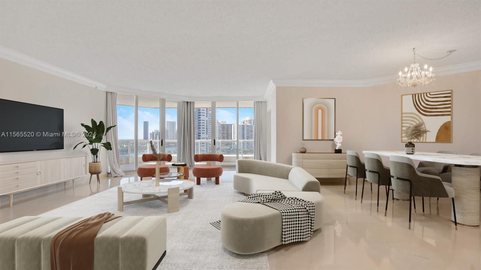 21050 NE 38th Ave 1102, Aventura, Florida 33180, 3 Bedrooms Bedrooms, ,2 BathroomsBathrooms,Residential,For Sale,21050 NE 38th Ave 1102,A11565520