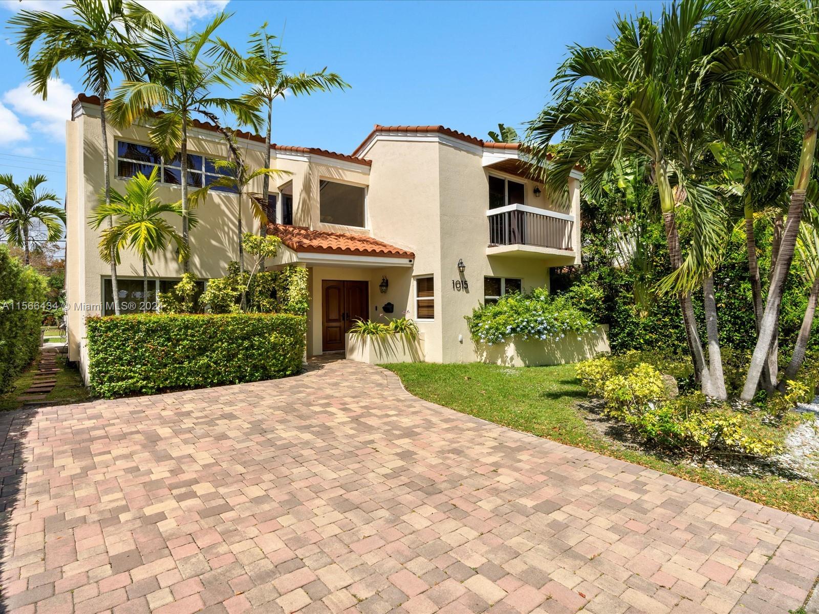 Discover this expansive 5-bedroom, 4-bathroom residence in prestigious Coral Gables. Constructed in 1980 by the original owners, it showcases a stunning 2-story glass foyer leading to elegant living & dining areas. The family room, distinguished by its wood-beamed, vaulted ceiling, forms the home's centerpiece.The layout includes a convenient downstairs bedroom & bathroom—perfect for guests or as an office space—and four additional bedrooms upstairs, with the spacious primary suite boasting a private bathroom & Juliet balcony.Recent enhancements such as a new roof, impact-resistant windows & doors, 2 A/C units, & an upgraded septic system make the home move-in ready. Additionally, it provides a blank canvas for those looking to personalize their space with further renovations or upgrades.