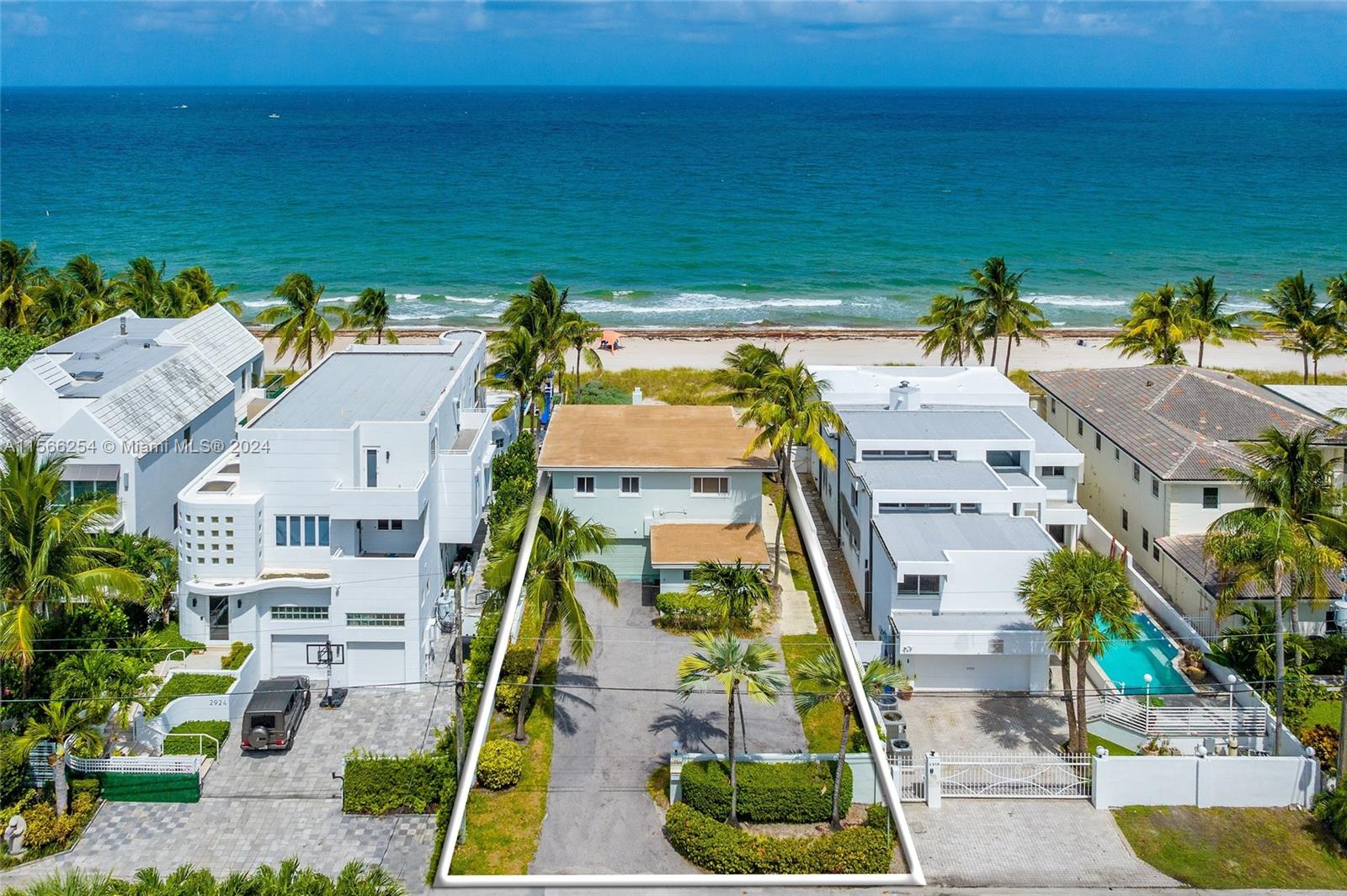The opportunity you have been waiting for. Renovate your dream house with amazing views of the crystal blue Atlantic Ocean, and miles of award-winning white sand. Enjoy the beautiful weather and sunshine South Florida has to offer with 50 feet of ocean frontage and a total of .21 acres of land. Located in the private enclave of Lauderdale Beach, you are conveniently located just minutes from International airports, Fort Lauderdale's top restaurants, resorts, top country clubs, and exclusive yacht clubs.