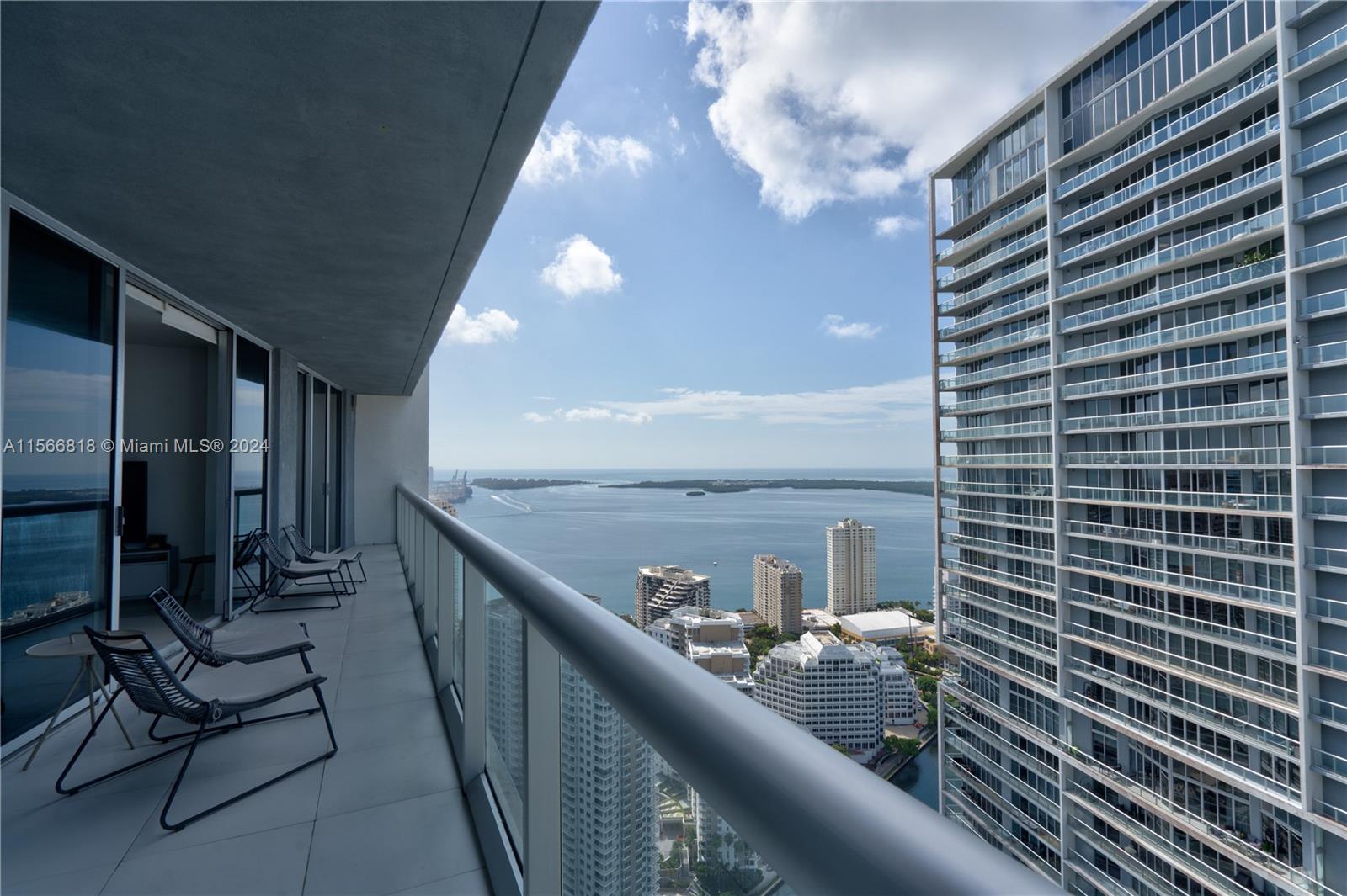 Stunning, spacious & Bright unit with Panoramic City, Bay & Pool Views. Finished to perfection with high impact and floor to ceiling windows, bathtub and spa in the master bathroom, walk-in closets and an expansive private balcony. Amazing 5Star Amenities including State of the Arts Fitness Center, SPA, Infinity Pool, Restaurants, Movie Theater. Walking Distance to Brickell City Center, Shopping and Miami Financial District. FULLY FURNISHED!!!