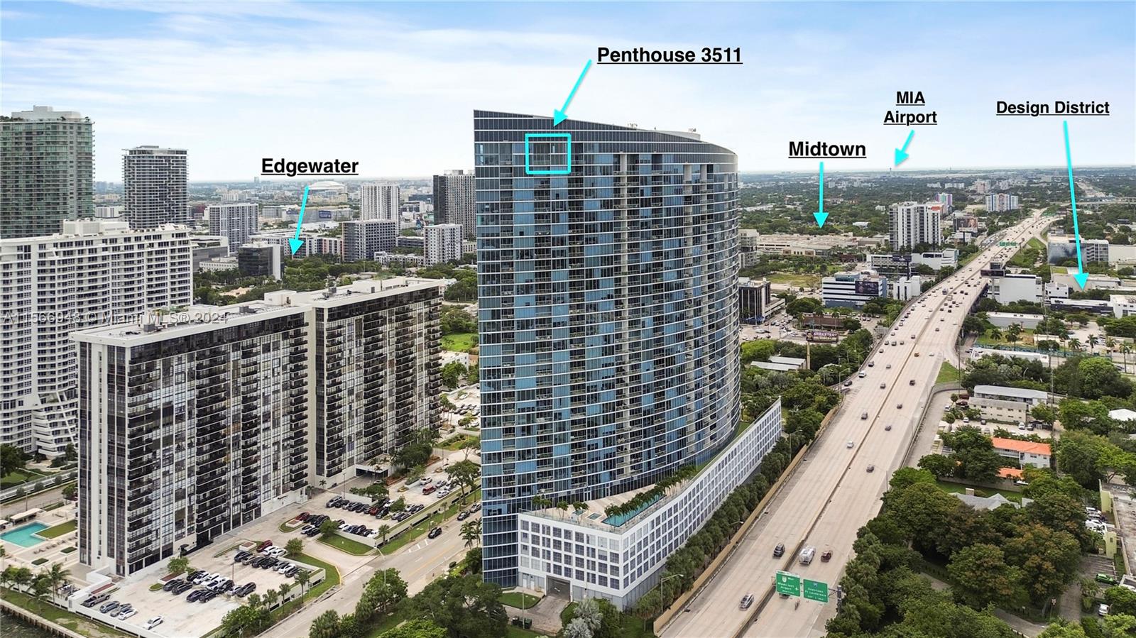 601 NE 36th St 3511, Miami, Florida 33137, 2 Bedrooms Bedrooms, ,2 BathroomsBathrooms,Residentiallease,For Rent,601 NE 36th St 3511,A11566948