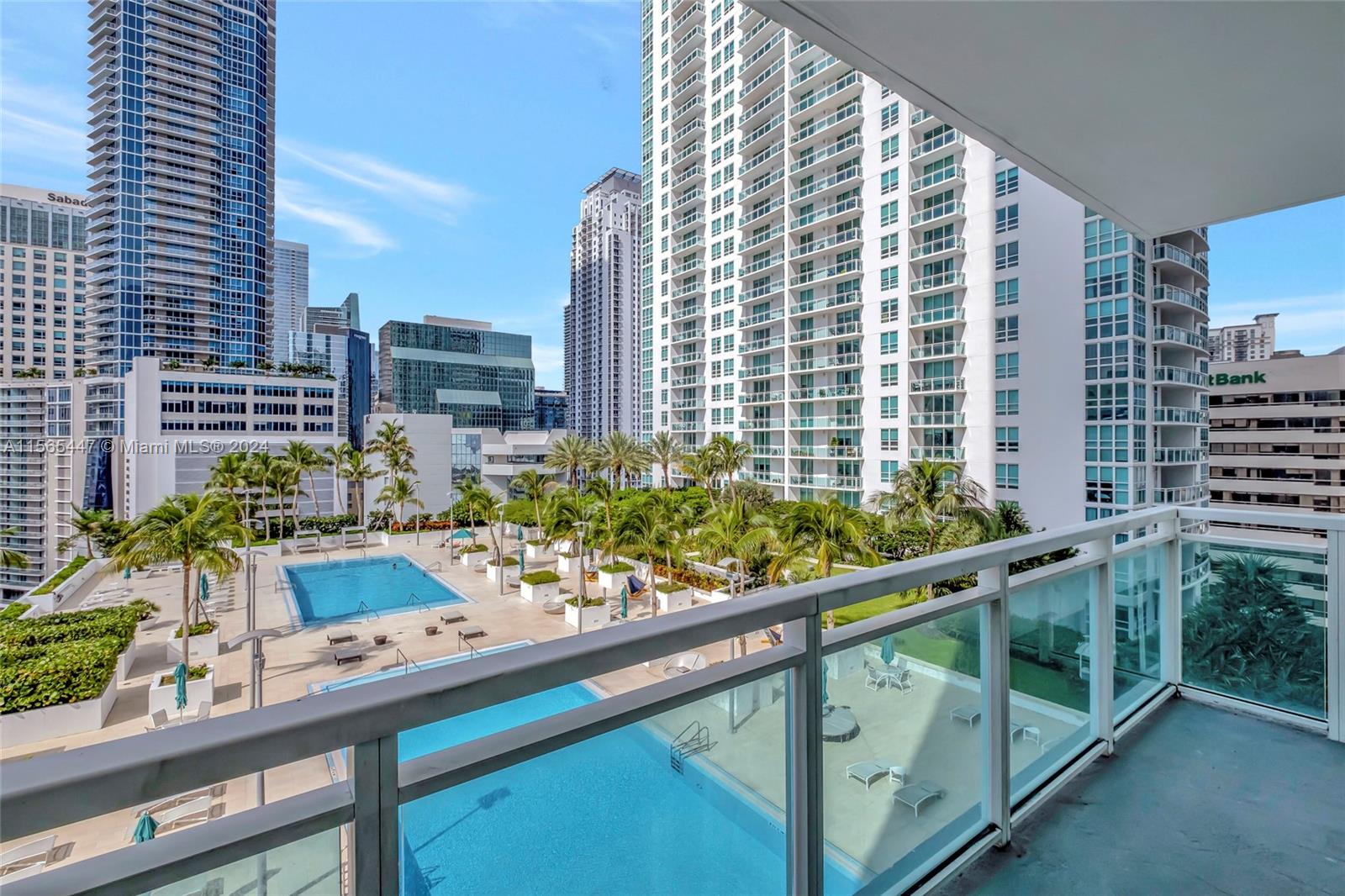 Enjoy this gorgeous 1bd/1bath unit located at the PLAZA on BRICKELL with amazing view from the 16th fl, facing towards swimming pool and center of Brickell from the big and confortable balcony. Basic cable and internet . ENJOY all the amenities and feel like you are in a luxury hotel. The building is in prime location and within a short distance from Mary Brickell Village, Brickell City Centre, an endless list of restaurants and center of recreation, cultural and universities.
Location couldn't be better, you can walk or take free transportation several miles around.