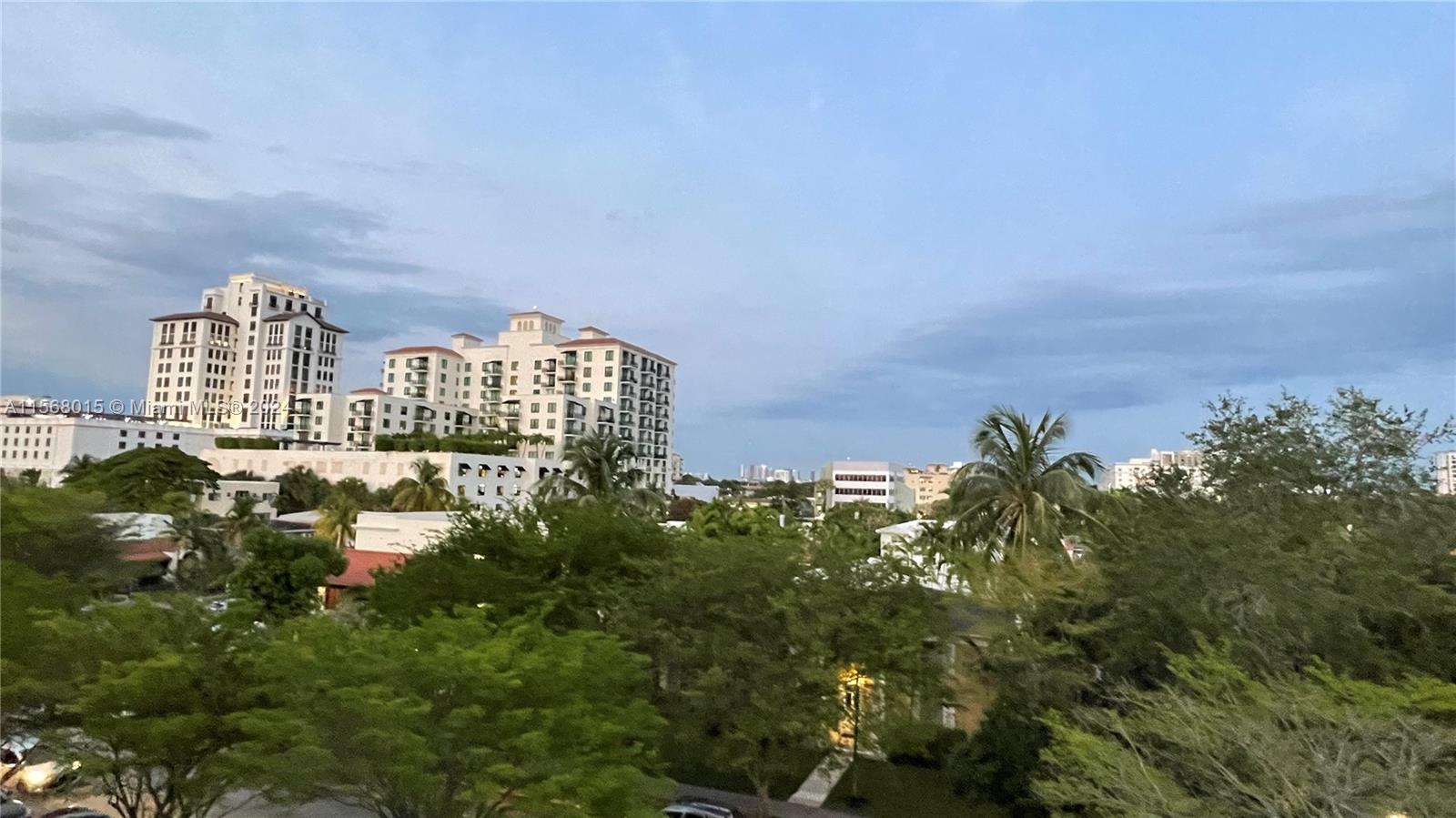 City view from terrace