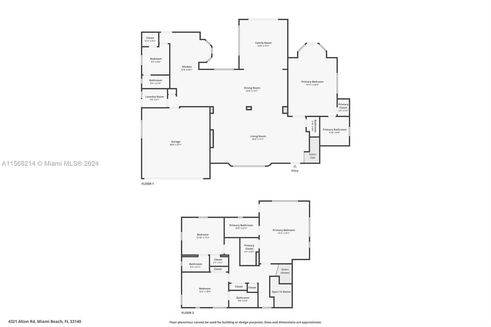 4321 Alton Rd, Miami Beach, Florida 33140, 5 Bedrooms Bedrooms, ,5 BathroomsBathrooms,Residential,For Sale,4321 Alton Rd,A11568214