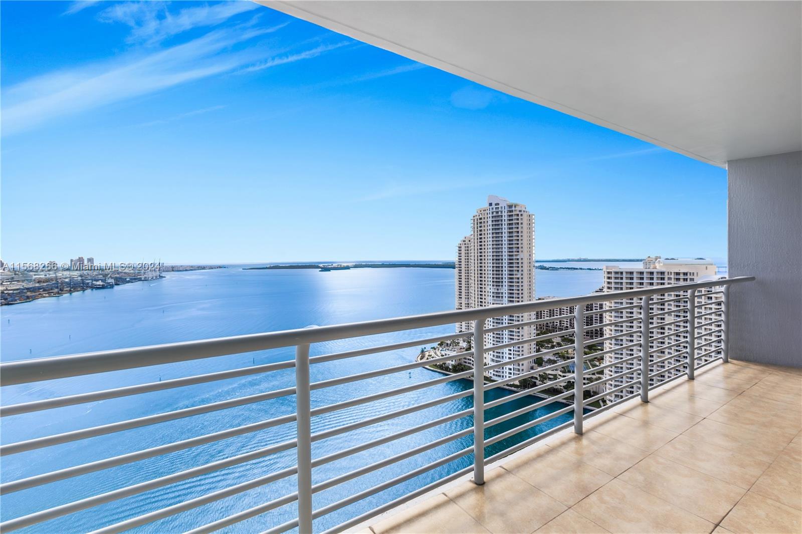 Beautiful 3bdrms 2bths fully furnished condo with direct views of Biscayne Bay. Unit has Italian kitchen cabinets.
with stainless steel appliances and granite counter-tops and marble bath tops. Bldg amenities incl: 2 swimming
pools, Jacuzzi, 2 fitness centers, 2 party rooms, conf. rm., convenience store, and 24 hrs security, valet, and
concierge. Centrally located within minutes to SoBe, Gables, Grove, and Airport. New appliances, full size clothes
washer and dryer and new a/c with floors are a high-end veneer thickness made by Parkay