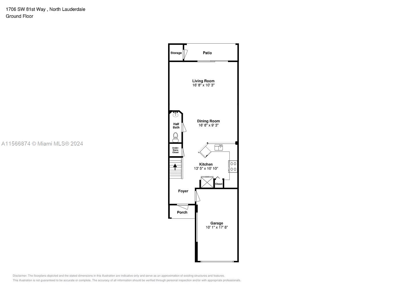 1706 SW 81st Way, North Lauderdale, Florida 33068, 2 Bedrooms Bedrooms, ,2 BathroomsBathrooms,Residential,For Sale,1706 SW 81st Way,A11566874