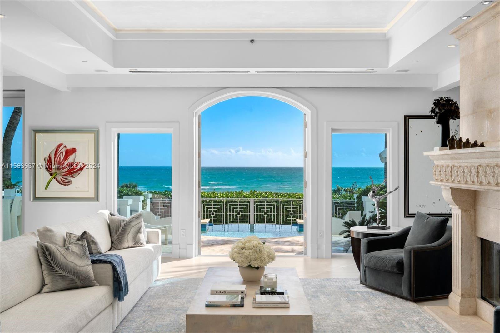 With only 6 Mediterranean-style villas available, this is a unique opportunity to rent this fully furnished gem in Miami Beach, granting easy access to dining, shopping & entertainment. Experience the epitome of luxury living at The Bath Club, a distinguished residential address perched right on the shores of the majestic Atlantic Ocean. This oceanfront oasis offers rare villas w/ breathtaking views of the azure waters. As a resident, you'll enjoy a prestigious private club w/5-star amenities, from a spa & tennis court to a lap pool & 24/7 concierge. The 4 level estate features a state-of-the-art kitchen, beachfront pool, private elevator & rooftop. The principal suite offers opulence w/an oversized walk-in closet & lavish bathroom. Embrace the rare chance to call this private resort home.