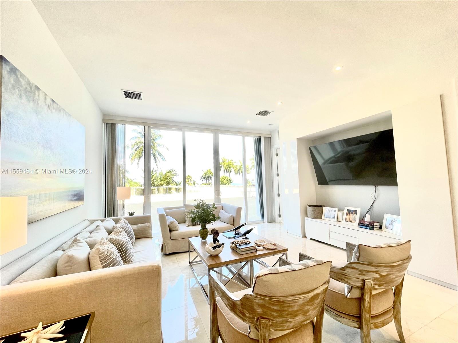 Rarely on the market, 1 bedroom 2 full baths. Steps from the Beach and Pool. Completely remodeled. Do not miss this opportunity to own on the prestigious Island of Key Biscayne. Easy to show.