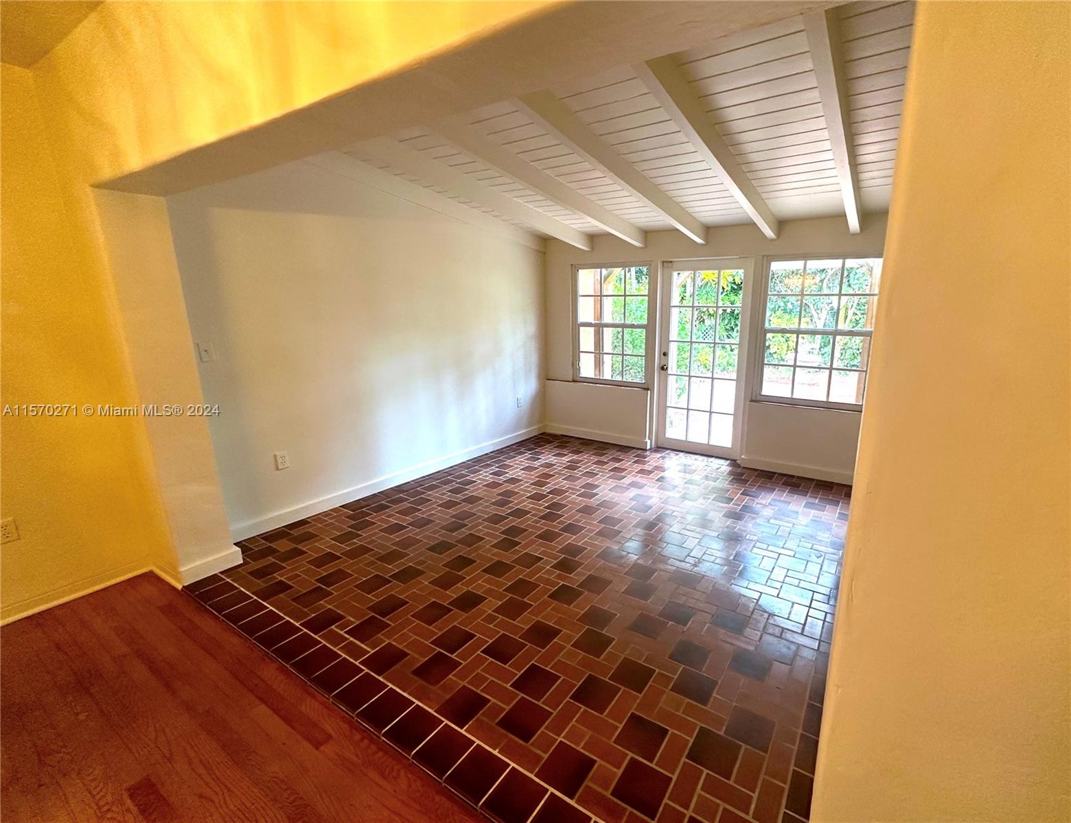 Rear Family Room, Perfect for TV Area