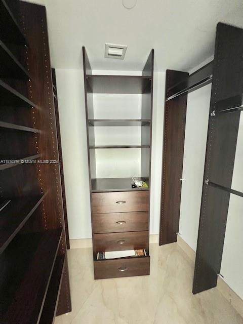 Primary closet