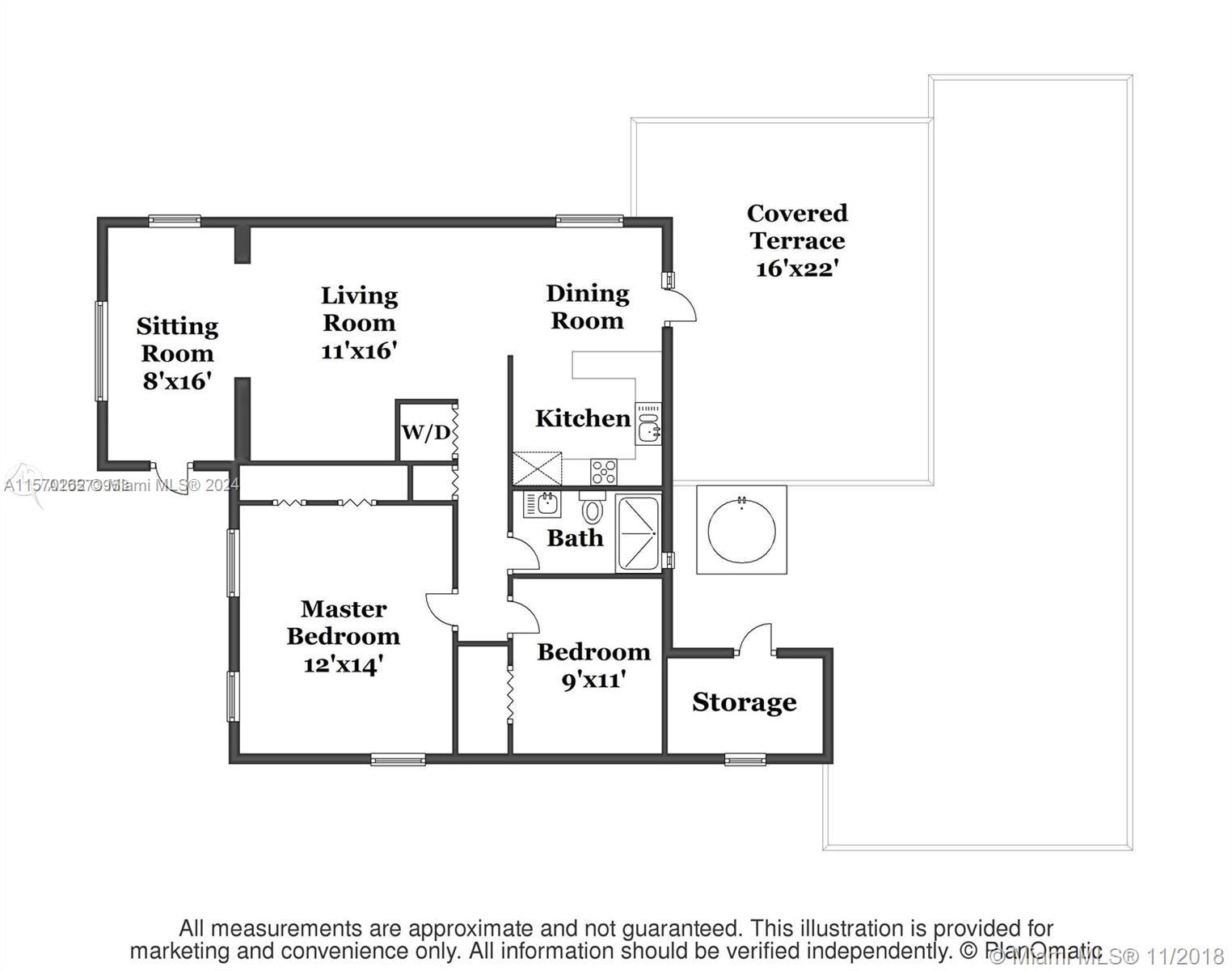 35 Veragua Ave, Coral Gables, Florida 33134, 2 Bedrooms Bedrooms, ,1 BathroomBathrooms,Residentiallease,For Rent,35 Veragua Ave,A11570262
