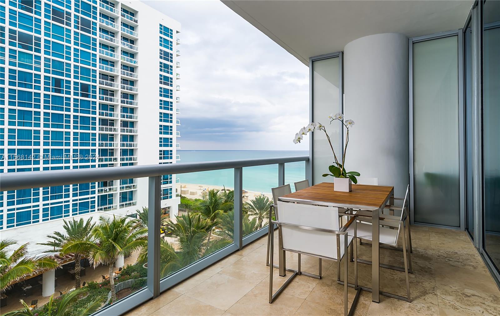 This spacious 2 Bedroom 2 Bath furnished unit is the perfect combination of high style and tranquil beach living. Beautifully decorated, this oceanfront condo has a lofty feel complete with 12 foot high ceilings. The living area opens to a huge balcony with views of the ocean & plenty of room for outdoor dining. Enjoy all the amenities of a 5-star hotel, 4 pools, 24hr concierge, private beach attendants, onsite restaurant & bar. An award-winning spa, daily workout classes, beach club, salon, dog park, and rock wall climbing. An on-site organic restaurant, juice bar and pop-in gourmet cafe. Property is directly across from Starbucks, Publix and a quick Uber ride to South beach nightlife, Wynwood and airports. Available from May through November. No winter inquiries.