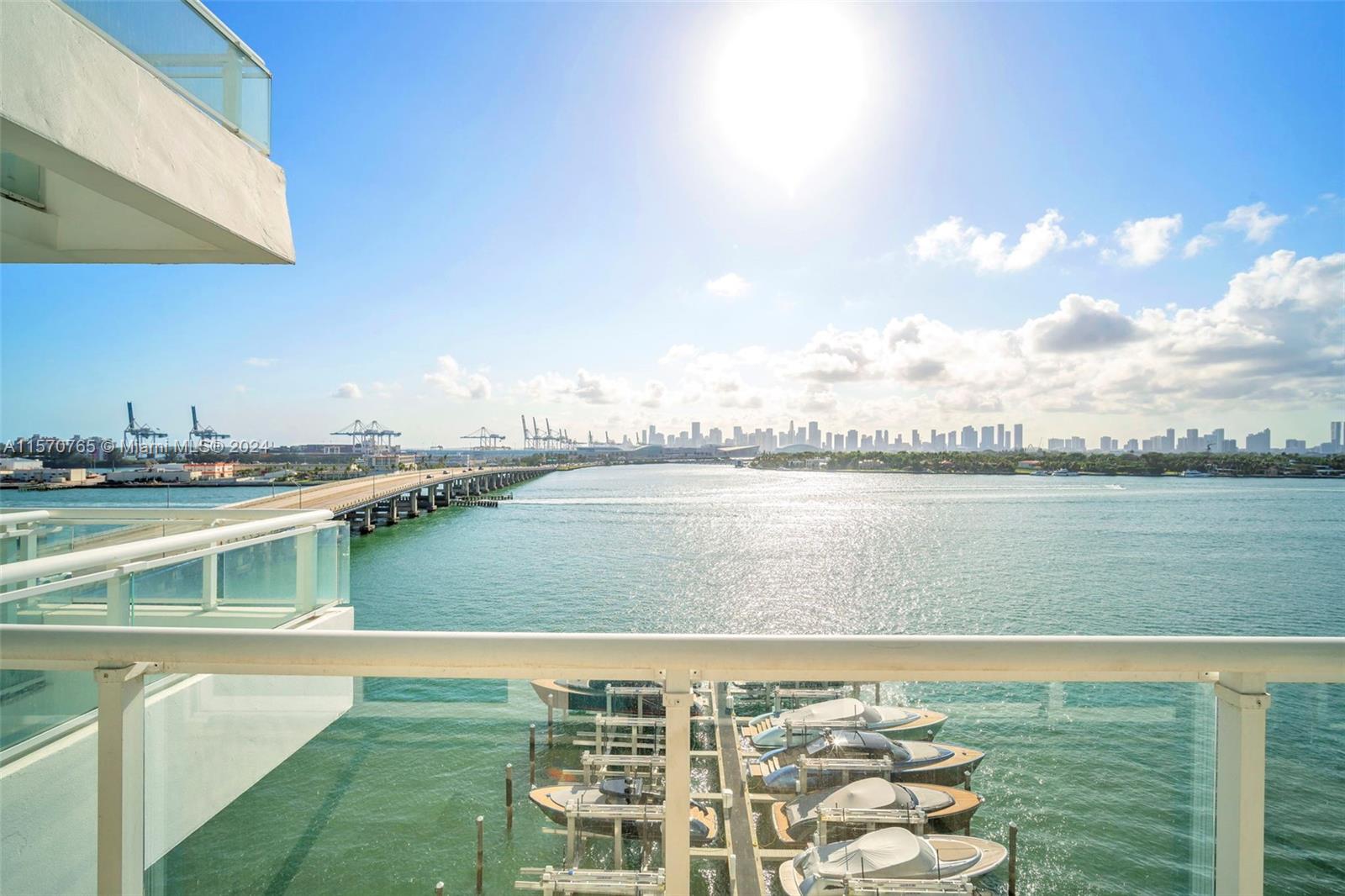 Stunning fully furnished and equipped 1 Bedroom apartment with the Best Sunset and Miami Skyline views. The apartment has marble-floors throughout, walk-in closets, electric shades and brand new furniture. Enjoy the 5-Star amenities and service of the luxurious Bentley Bay including an infinity-edge pool and 2 large whirlpool Jacuzzi’s, a fantastic gym overlooking the Biscayne bay with a spa, massage room, sauna and steam room. 24/7 Valet-service, Wifi and basic cable are included in the monthly rent. Available now!