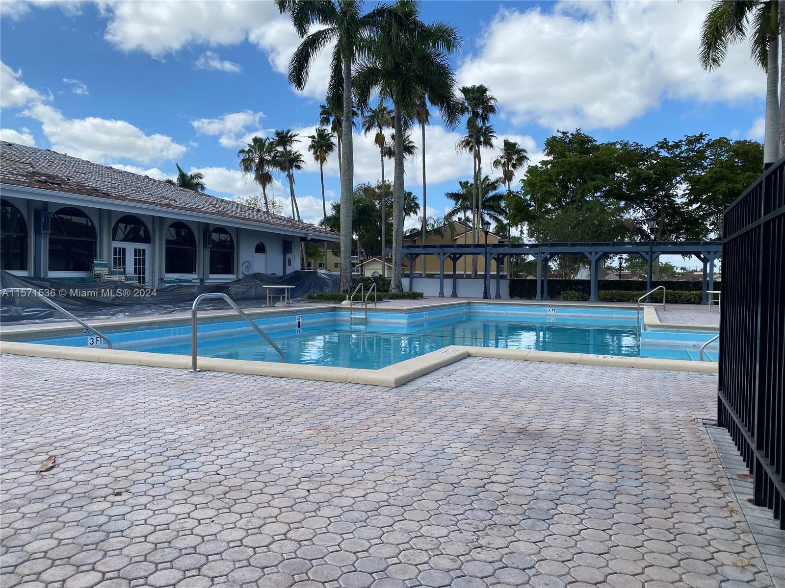 Pool area - being refurbished at the present time just in time for the SUMMER