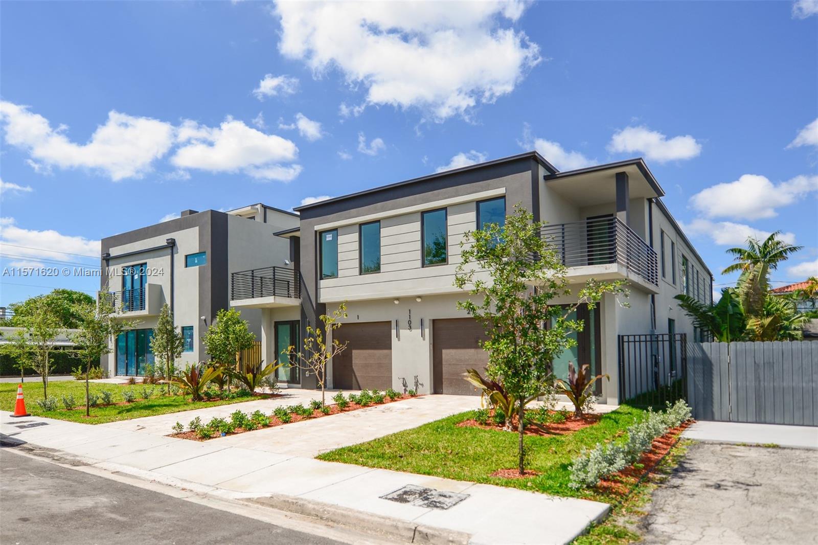 Be the first to experience luxury living in this brand-new modern townhome, located minutes from the vibrant energy of Las Olas Blvd and the beach. This never-lived-in immaculate smart home offers the epitome of contemporary elegance. Thoughtfully designed open-concept layout where the spacious living room seamlessly flows into the dining area. Sleek, modern appliances and finishes. 4BDs & 3BA upstairs alongside a cozy seating area and a large balcony with open views. Half bath downstairs and a washer & dryer on the second floor ensuring effortless living. Ample closet space throughout. Large garage with a private driveway. Comfortable backyard  for outdoor enjoyment. 3600 sq Ft- the largest townhouse in the area. VIRTUALLY STAGED.