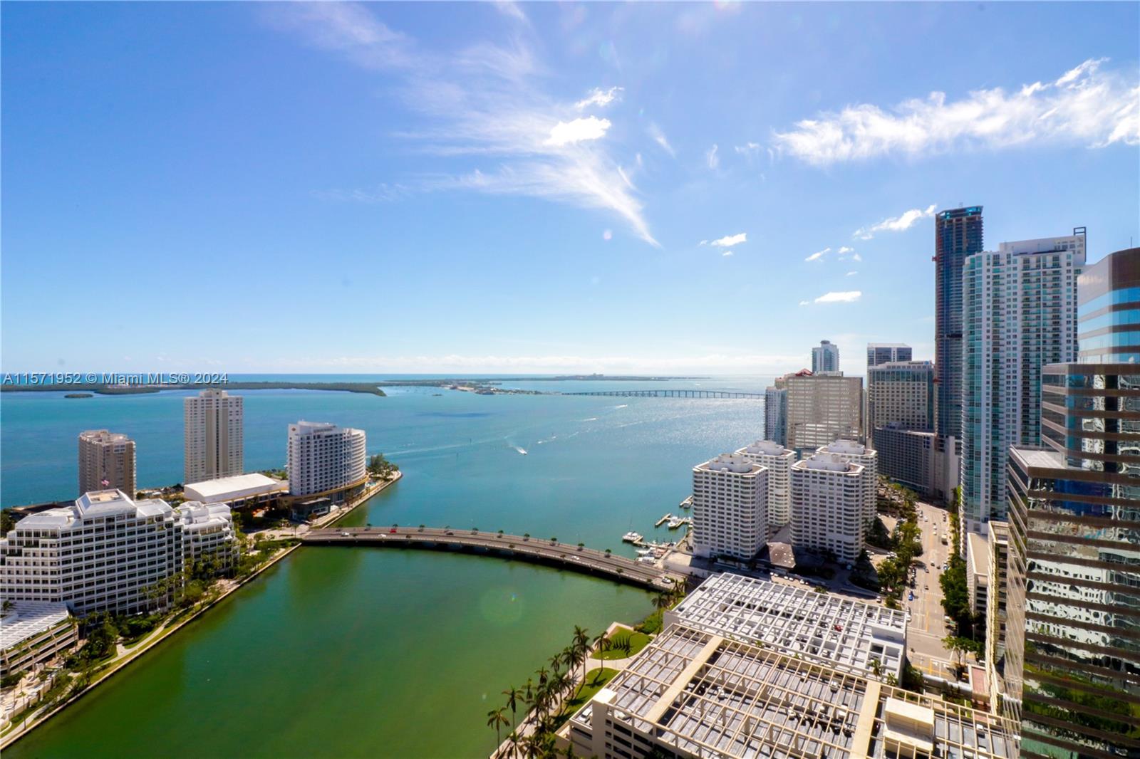 Bright, High Floor, Corner, Unfurnished Condo @ Tower II, ICON BRICKELL. See the BAY Sunsets & Cruises from your Balcony. This residence features 1,255 Sq Ft of Living Area, 1,455 Sq Ft Total area as per developer floor plan. 180° Views to the Bay & Miami City. Building features full time concierge, 5 Star Spa, Movie Theater, fitness center, Olympic pool w/ lounging area, the World Famous restaurants "Cipriani" & Cantina La20. **** Assigned Parking Space, Water, basic Cable & Internet included ****  The proof of income/funds, recent credit score, current job info, and picture ID of all adults are required to be attached to the offer. Soon to be Vacant!!