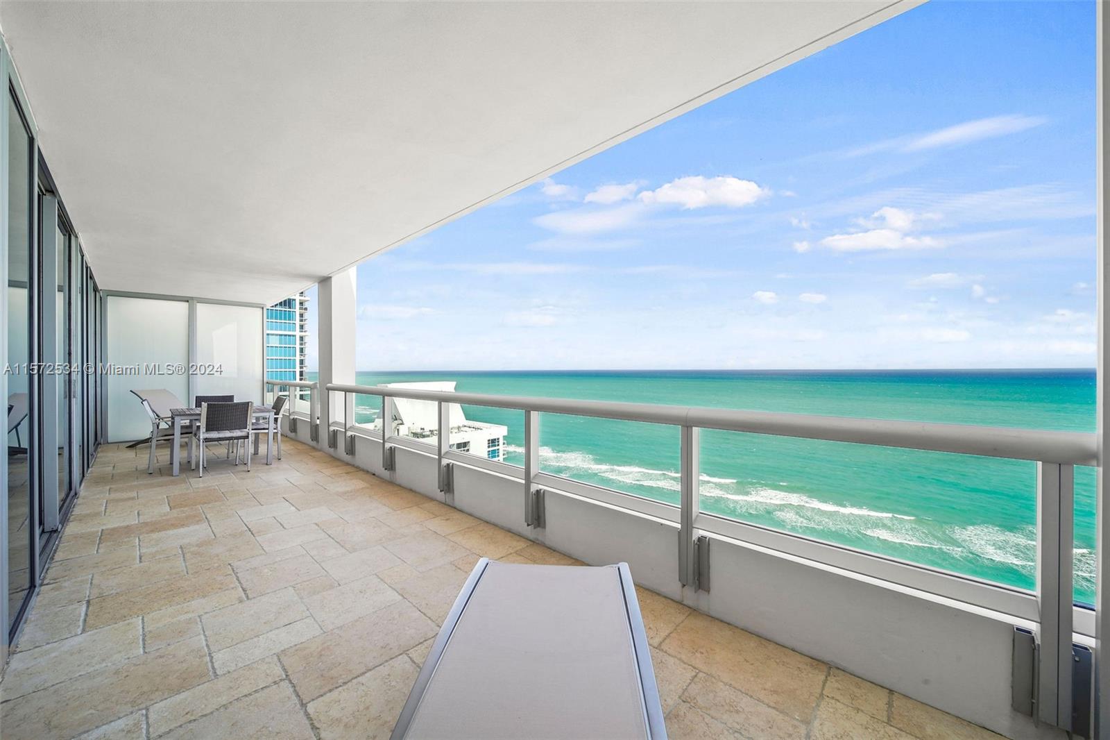 Rare opportunity to own DIRECT OCEAN VIEW Penthouse unit at Carillon Miami Wellness Resort, a premier oceanfront luxury property with tranquil ocean view from all rooms.  Large, deep balcony for outdoor living.  (Condo fees & real estate taxes only assessed on interior sqft.) Includes 8 Carillon “resident memberships.” Full use of 70,000 sq ft fitness and spa center with classes 7-days-week from morning until evening. Luxuriate in a myriad of wet therapies to relax mind, body, and soul. Four pools, restaurant, poolside cafe, beach service, salon, corner store, boutique, wellness staff, 24-hour security, valet, boardwalk.  Quiet walking neighborhood with restaurants, all conveniences, including Publix across the street. Easy access to Bal Harbour, airports, South Beach, and Design District.