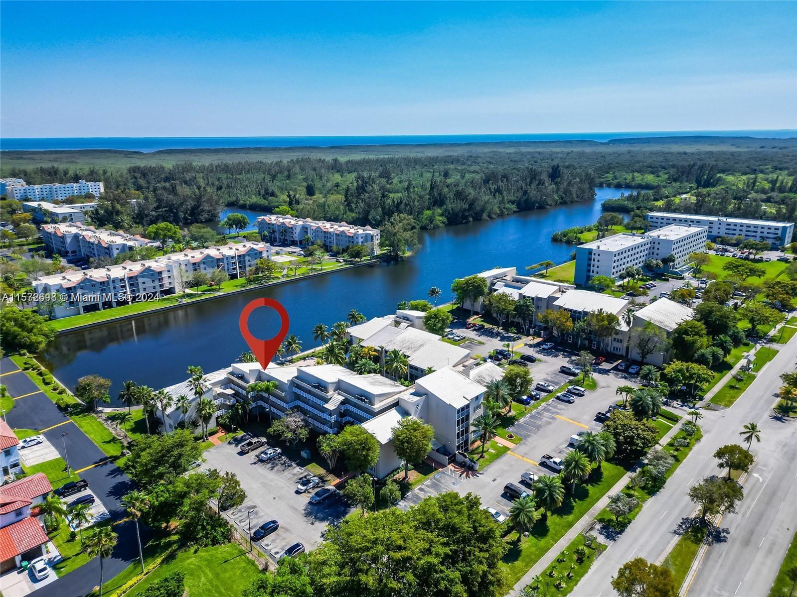 A MUST SEE is what this spacious and well laid out 2 bedroom 2 bath waterfront gated condo is in "The Cove Condo" in Cutler Bay. This unit has loads of natural light, closet space and an awesome balcony with garden view that can be viewed and enjoyed from the Primary bedroom and living room. The kitchen has all new Stainless Steel appliances and is large enough to accommodate a breakfast nook.  The Central A/C was replaced in late 2020.   Amenities include:  An assigned parking space, plenty of visitor parking spaces, swimming pool and laundry facilities.