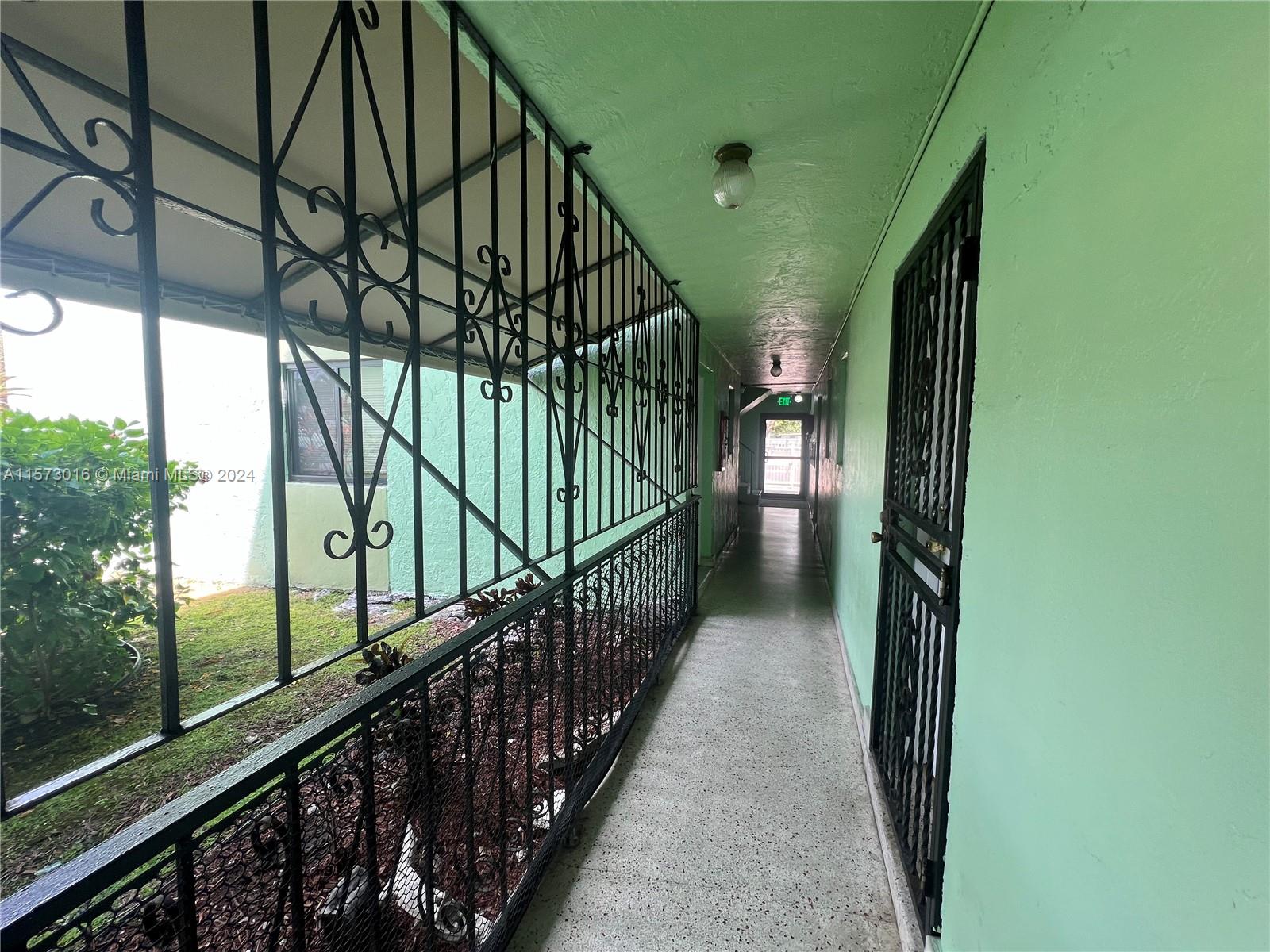 Outdoor hallway