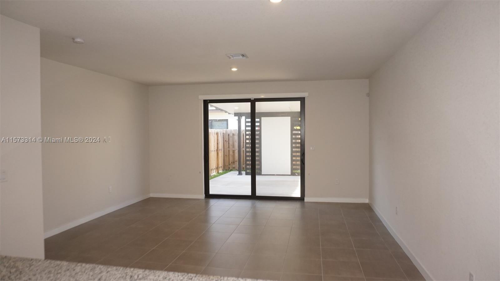 and dining area seen form the kitchen