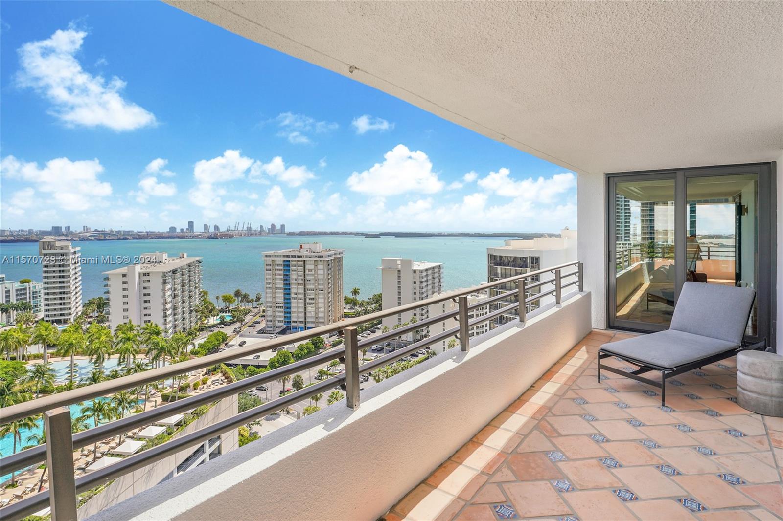 Breathtaking views of Biscayne Bay, Miami Beach, Fisher Island, and Key Biscayne await you at this elegant 22nd-floor unit at Brickell East, an exclusive boutique building where privacy and luxury are assured. Impeccably designed by owner with an architectural background, every corner of this spacious 2BR/2BA residence has been thoughtfully updated for comfort and style. This east-facing unit boasts a host of premium features, including two large balconies with endless water views, impact sliders, Lutron-controlled lighting/automated window treatments, custom built-ins by California Closets, and exceptional storage. Brickell East offers a wealth of amenities, including an inviting pool, gym, and 24/7 concierge. Enjoy a coveted location near fine dining, shopping, entertainment, and parks.