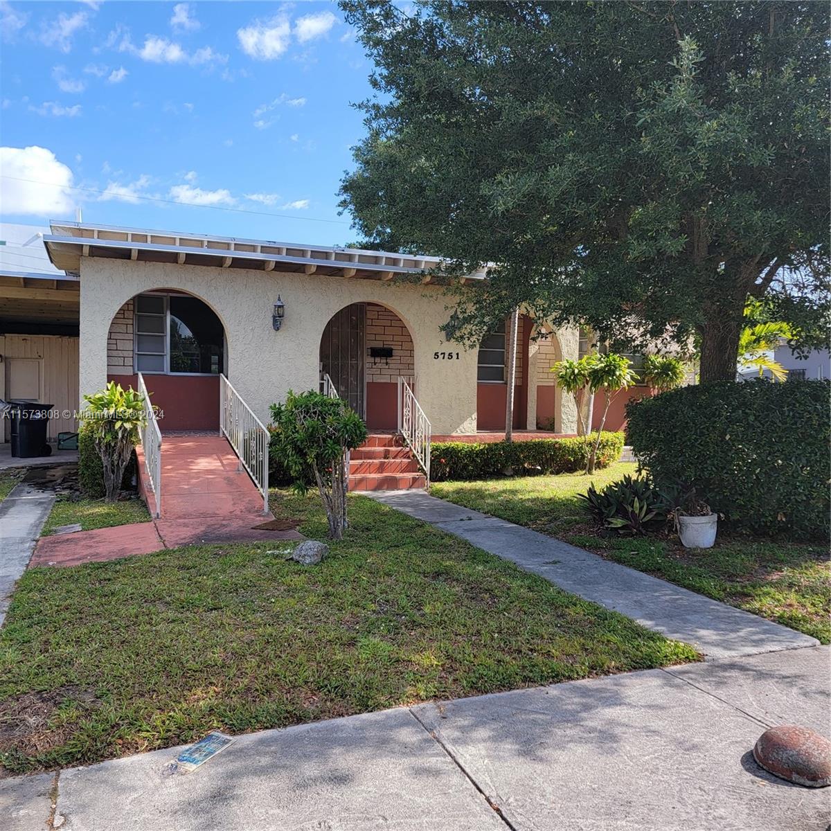 Perfect for an investor to come in a finish this 4/2. New roof just went in. Both bathrooms have been remodeled with new vinyl flooring throughout. New kitchen with quartz countertops and open concept main Livingroom area. Huge master bedroom overlooking  a great patio area. One block away from University of Miami, this home can be used for rental or a family home. Near shopping malls, Coral Gables, South Miami and thirty minutes to Miami Beach.