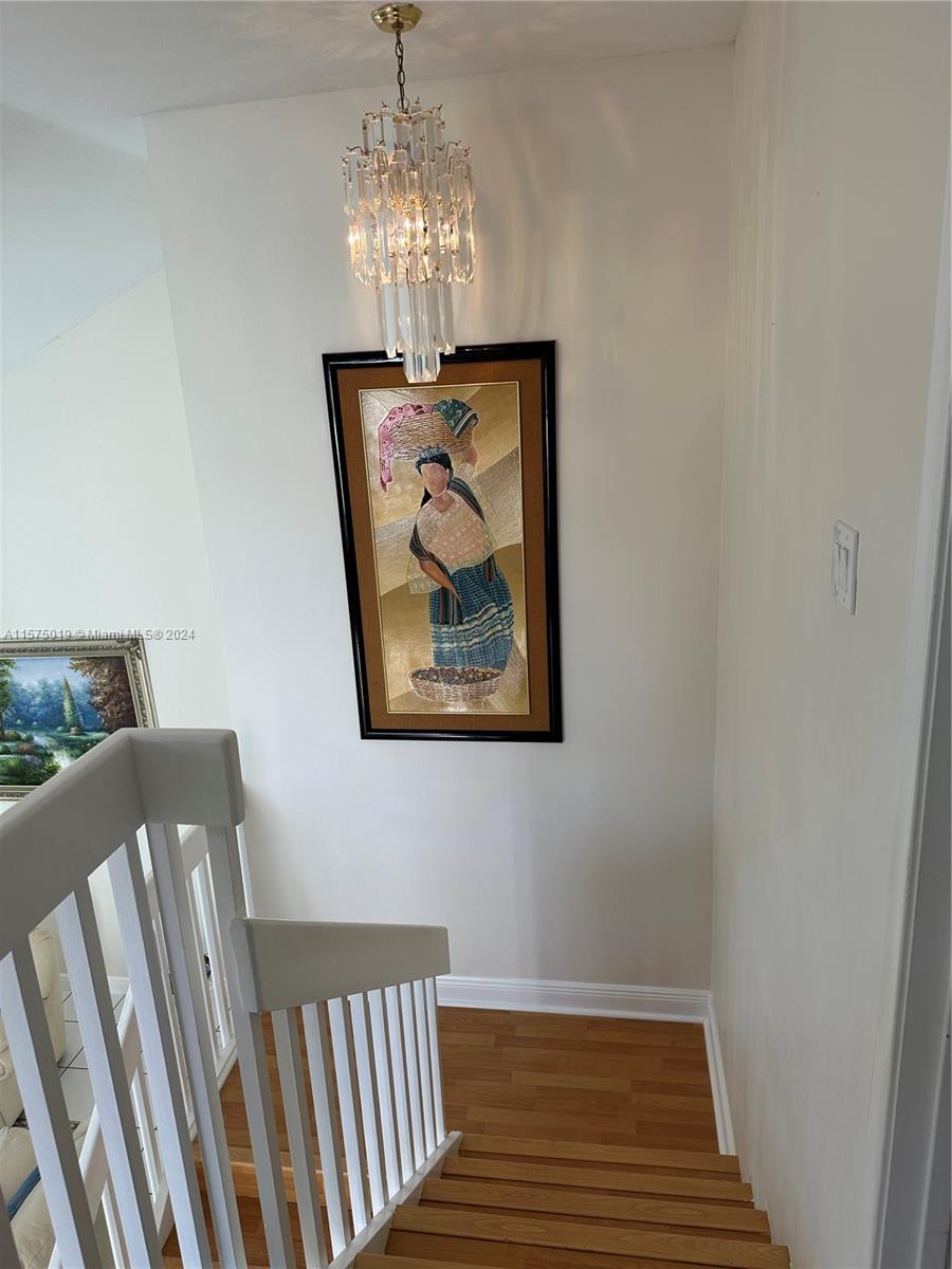 Stairs open to below