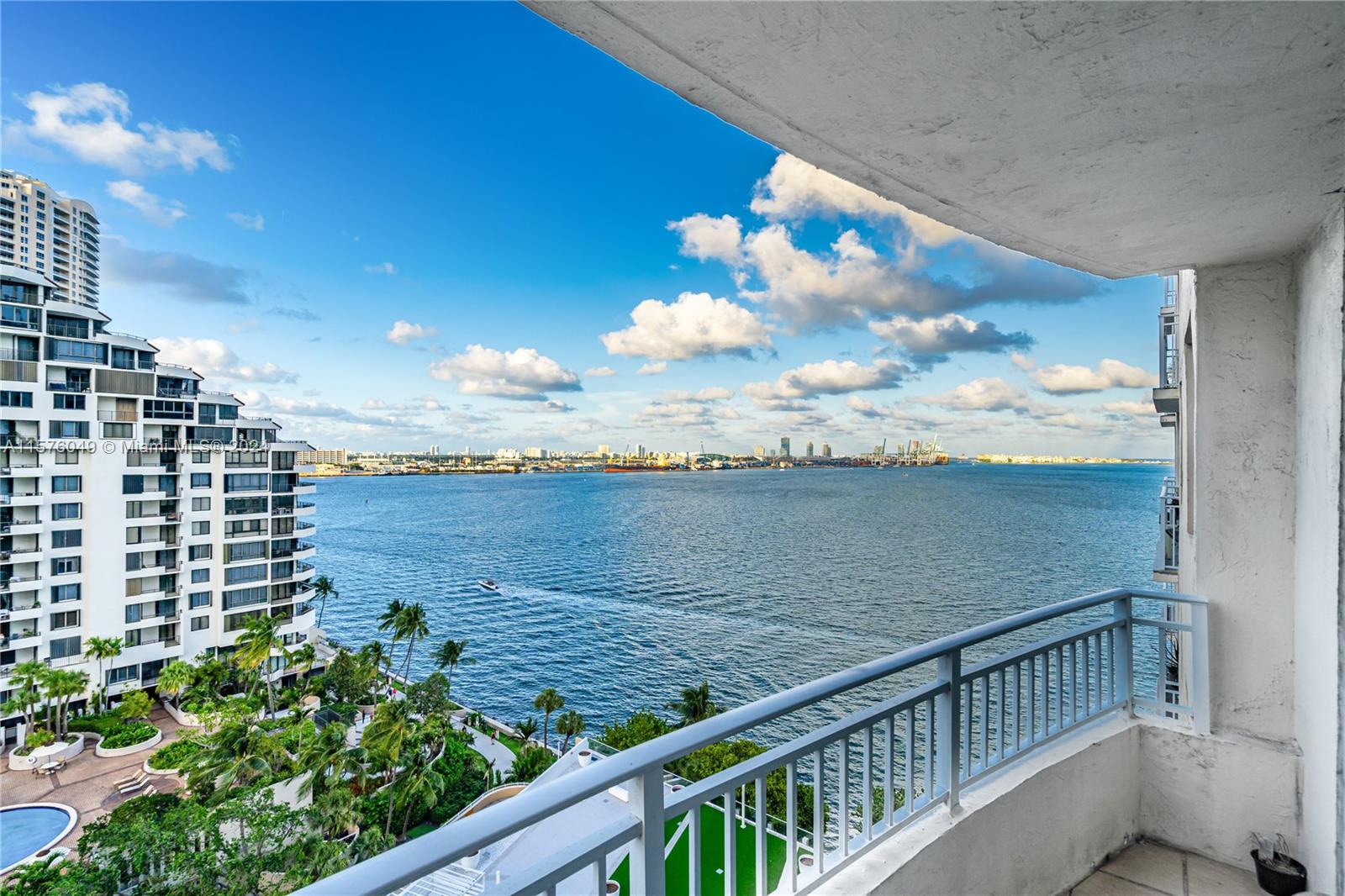 Nestled in the sought-after Brickell Key, this one-bedroom, one-bath condo is an oasis of tranquility amidst the bustling lifestyle of Brickell. This spacious and contemporary unit on the 14th floor offers top-of-the-line upgrades including granite countertops, wood cabinets, stainless steel appliances, and an in-unit washer/dryer, complemented by plenty of closets and beautiful bay views. With amenities such as 2 tennis courts, a pool, jacuzzi, health club, and clubroom, along with 24-hour front desk and security, this pet-friendly residence promises a luxurious living experience. Enjoy the natural light and breathtaking bay views while being conveniently close to restaurants, shops, and more. The recent restoration of the pool and deck adds to the appeal of this well-kept gem!