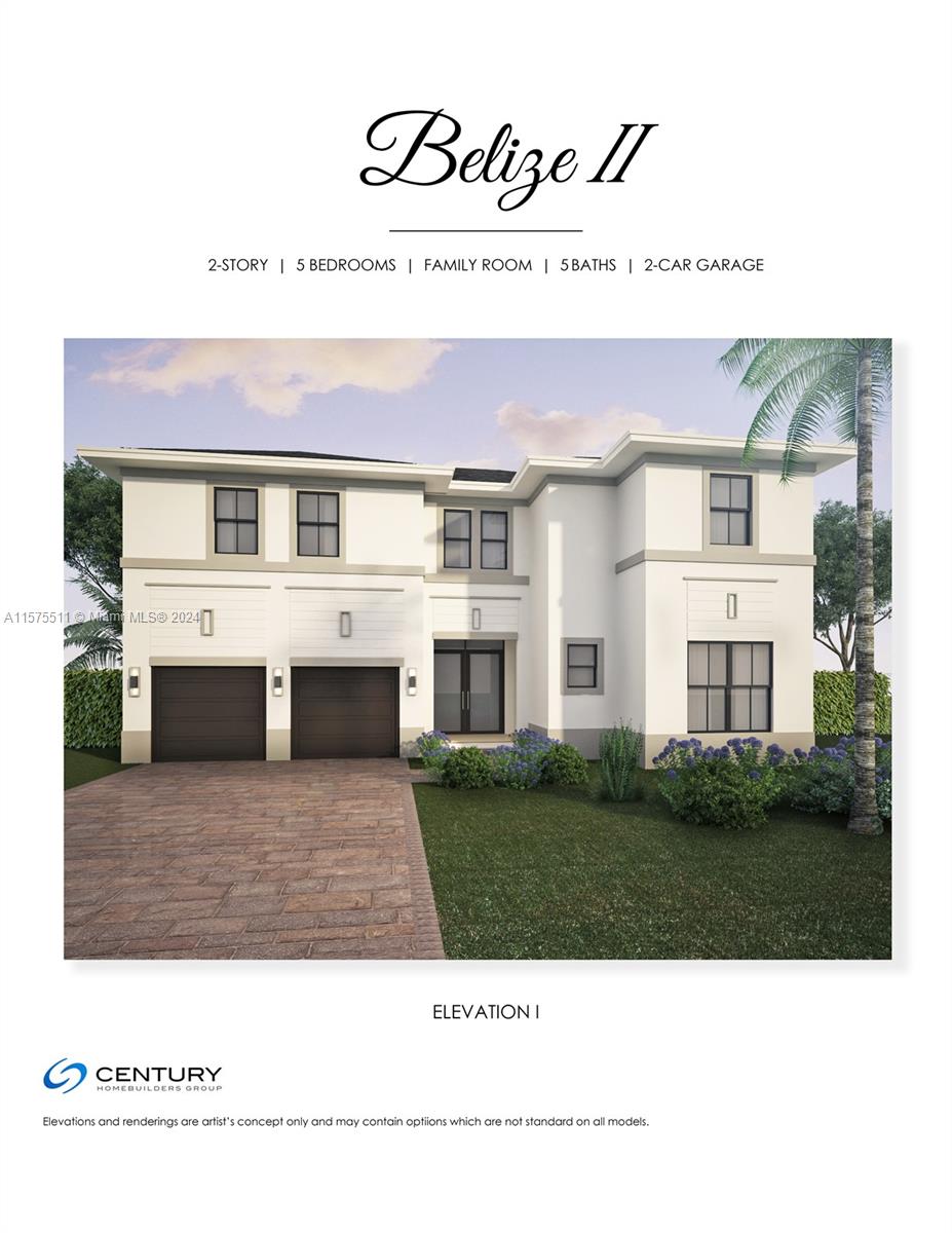 New Construction! Spacious Two-Story 5 bedroom, 5 bathroom home with 2 garage spaces.  There is 1 bedroom on the first floor. Open houses are every weekend on Saturdays from 11am - 4pm and Sundays from 11am - 3pm.