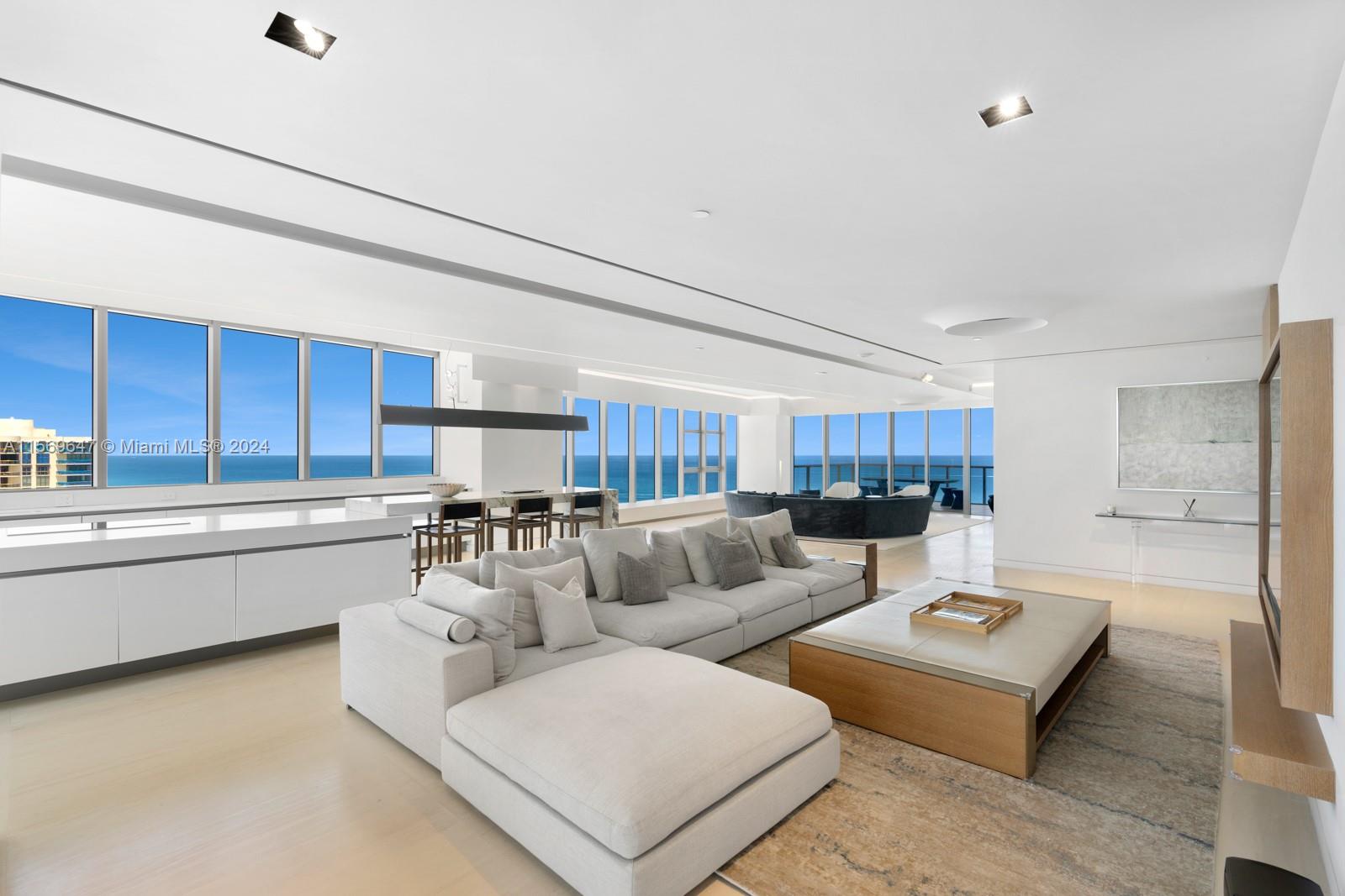 Unique opportunity to own one of the few meticulously renovated corner residences at The St. Regis in Bal Harbour. Private elevator provides direct entry into the unit, which greets you with an expansive living space filled with natural light from your floor-to-ceiling windows that frame the panoramic ocean views. The kitchen has been reconfigured to maximize the East, North, and West exposures, with top-of-the-line finishes such as Calacatta marble. Enjoy the ocean breeze with three balconies spanning 1,132 SF with ample room for lounging and entertaining. Residents of St. Regis enjoy on-site restaurants, Remède Spa with steam and sauna facilities, cold and hot plunges, 2 ocean-view pools, beach cabanas, a 24-hour concierge, and a fitness center.