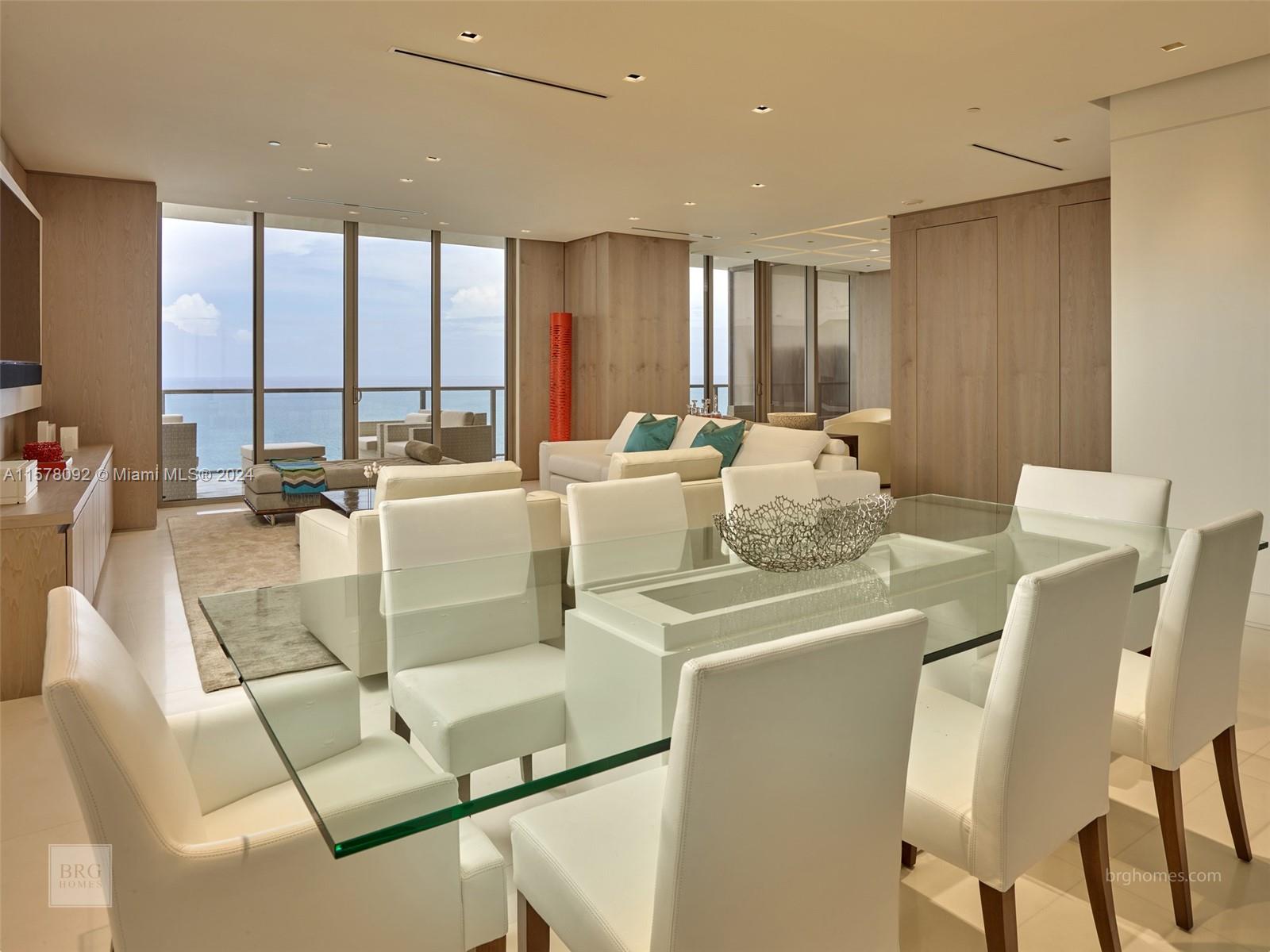 Immaculate Penthouse Residence available for Lease at St Regis Bal Harbour. This Condo features Direct Ocean and Panoramic City Views with 3 Bedrooms and 3.5 Bathrooms and 4,783 total sqft (3,514 sqft interior and 1,269 sq ft Balcony) Completely designed and built by BRG Homes, the unit includes Custom Wood Panels, Greek Thasos White Marble, unique Cove lighting, and Gorgeous Luxurious Furnishings. Enjoy the 5 Star Service that St Regis Bal Harbour has to offer.