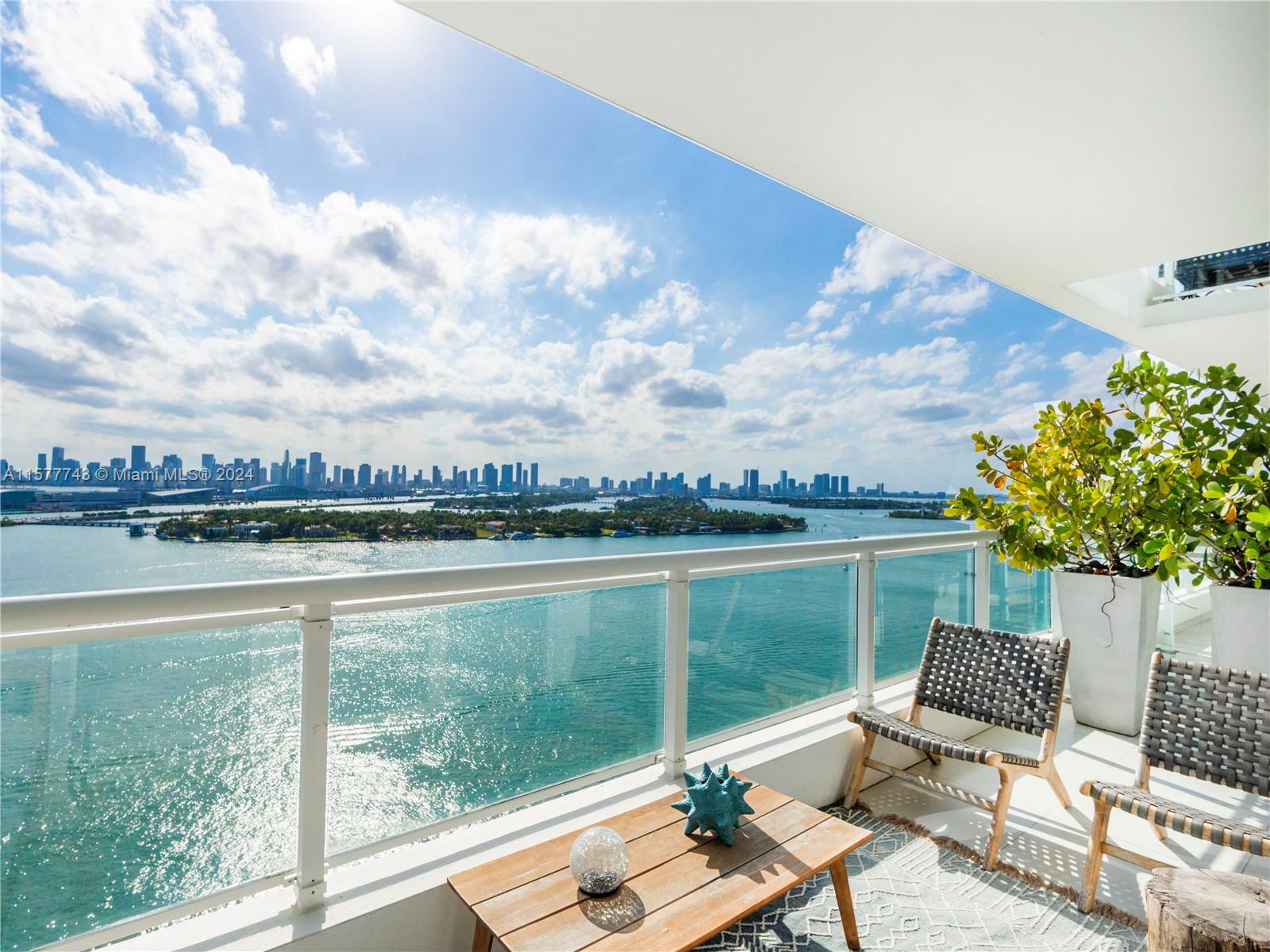 Beautifully appointed 1-bedroom, 1-bathroom residence in the prestigious Bentley Bay North Tower boasting breathtaking views of Biscayne Bay and the iconic Downtown Miami skyline. This unit offers a cozy living space, floor to ceiling windows overlooking the bay from each room, and a walk-in closet in the primary suite. Bathroom includes a standing shower, separate soaking tub, and bidet. Residents enjoy round-the-clock security, concierge services, valet parking, and top-tier amenities such as a beautiful pool, two jacuzzis, sauna, steam room, and a recently upgraded fitness center. Conveniently situated across from the newly developed 3-acre West Ave Miami Beach Park. Unit is Tenant Occupied until August 31, 2024.
