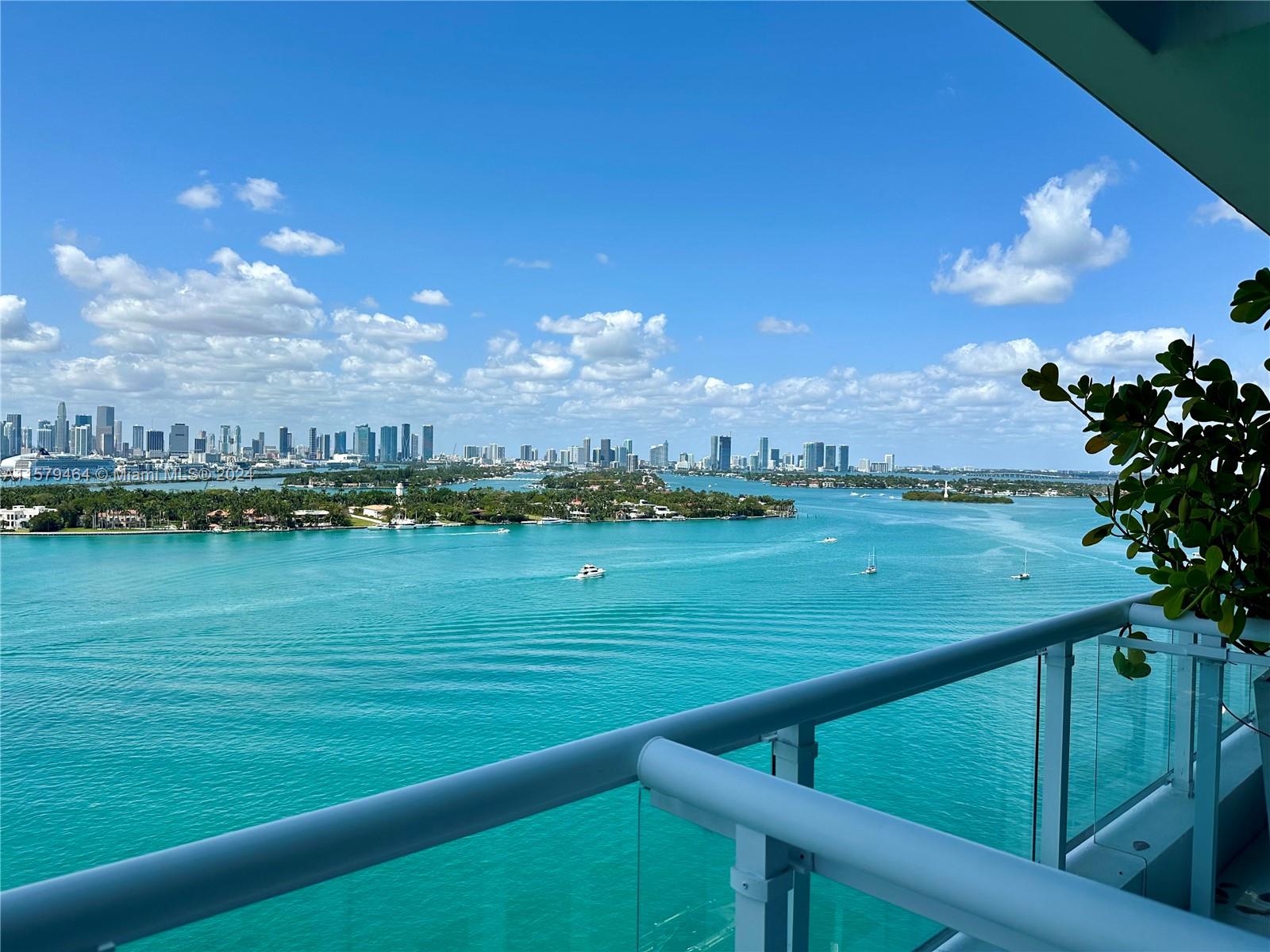 Stunning fully furnished 1 Bedroom apartment with breathtaking sunset and Miami skyline views, in one of the most exclusive buildings in Miami Beach, Bentley Bay.The condo is filled with natural light during the day and displays the most spectacular sunsets at night. The apartment has marble-floors throughout, floor to ceiling windows, and a nice balcony to enjoy a luxurious lifestyle together with the building's 5-star amenities. Move to one of the best locations in South Beach, walking distance from South Pointe Park, The Miami Beach Marina, Whole Foods, Publix, the beaches and the best restaurants in SOBE.