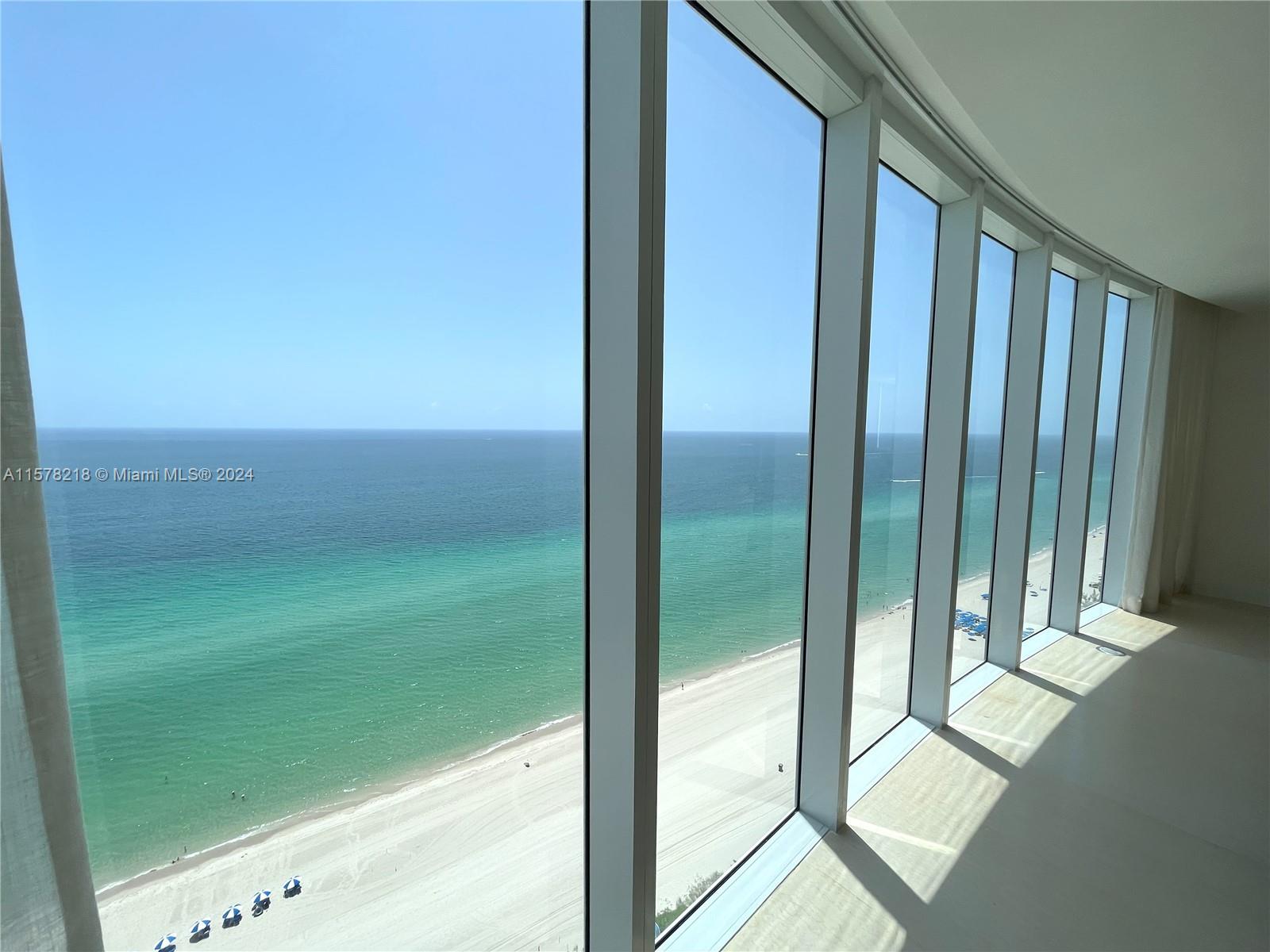 Stunning Ocean & intracoastal views, with 4 beds, 1 den/office, 1 maid quarters, 4 full Bathrooms 1 powder room. This condo comes fully furnished!! was design by the interior designer Deborah Wecselman Design. Great Location in sunny Isles beach, has direct access to the ocean with so many choices to good restaurants in the area, shopping, social life, great schools all close to home. The building has many amenities like spa, Gym, pool restaurant and Full Concierge, chair and umbrellas for the beach, etc.