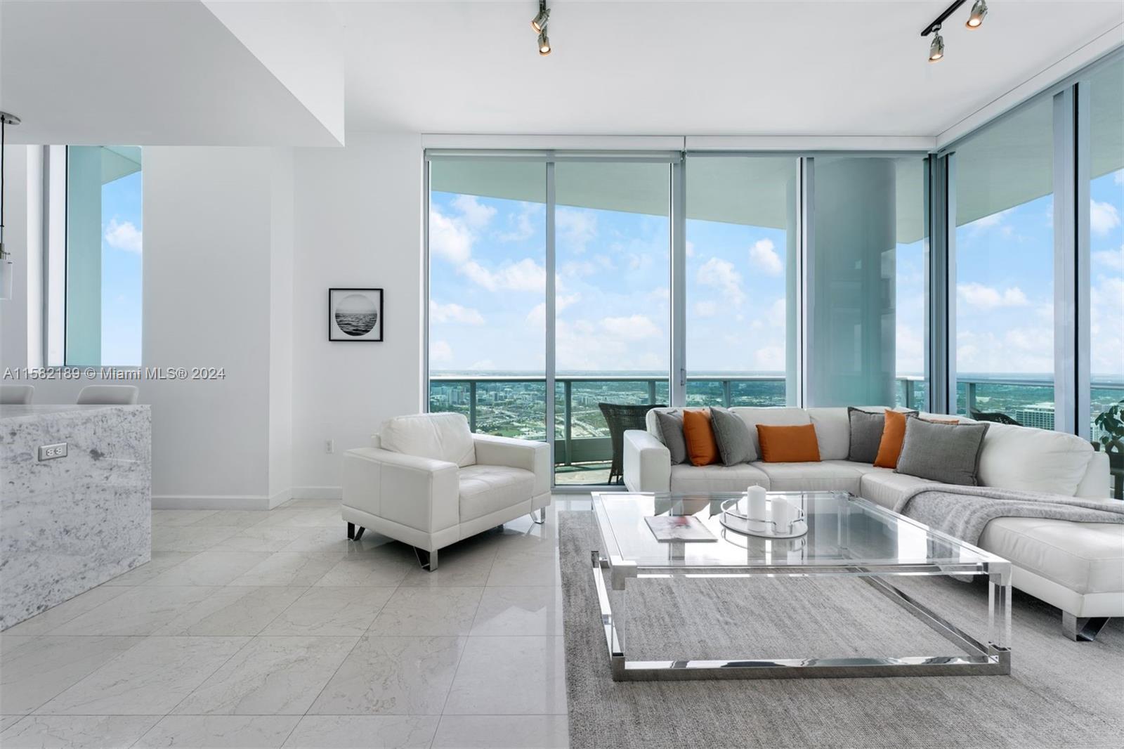 Furnished 2/2.5 corner unit available for rent at 900 Biscayne Bay in Downtown, Miami. Come live in the center of it all, next to the Perez Art Museum, Frost Science Museum, Miami Heat Arena, Adrienne Arsht Center, the Downtown WorldCenter featuring restaurants such as Serafina and Maple & Ash. Smart Home unit features electric remote controlled shades throughout with blackouts in bedrooms, Lutron lighting system, Ecobee thermostat and electronic door locks. Sub-Zero and Miele appliances, wrap around balcony and floor to ceiling windows with water and city views. Minutes to the MIA Airport, Brickell, Wynwood and the Beach.