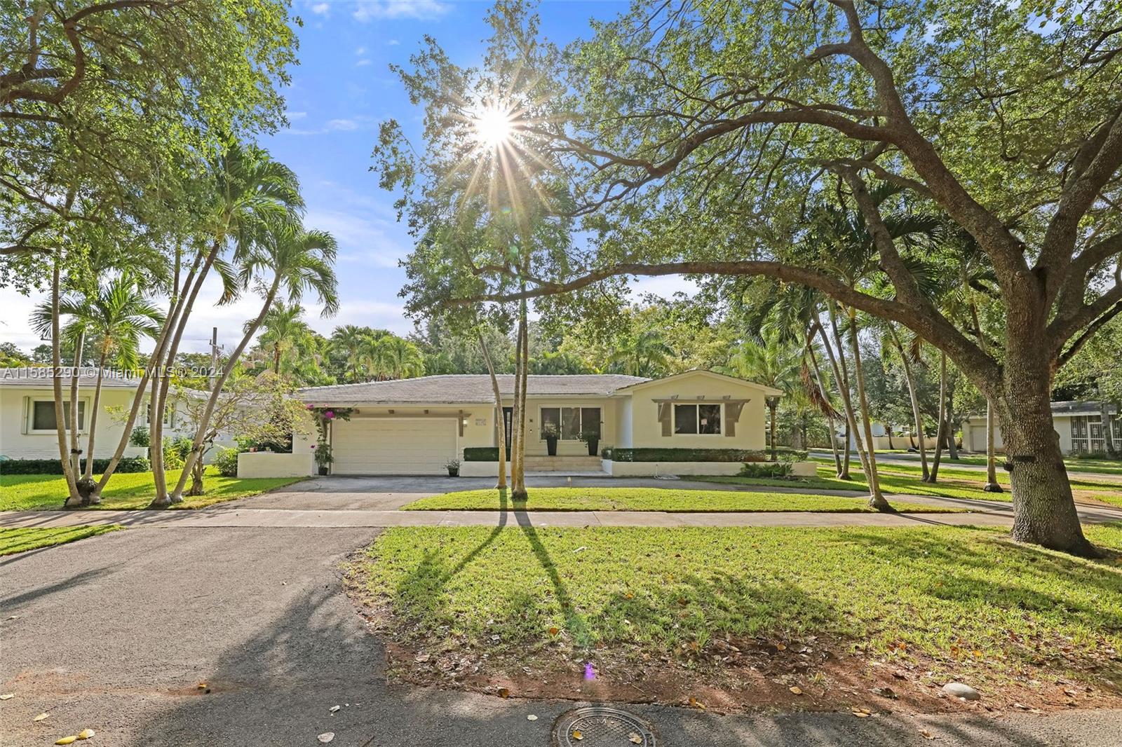 THIS CORAL GABLES RIVIERA GEM HAS IT ALL - SPACIOUS 3 BD 3.5 BATH WITH POOL AND 2 CAR GARAGE ON 8,183 SF CORNER LOT. THIS HOME HAS BEEN LOVINGLY MAINTAINED AND FEATURES IMPACT GLASS, NEWER APPLIANCES, WOOD FLOORS THROUGHOUT, BEAUTIFUL OUTDOOR PATIO AND POOL AREA, AND 2 OF 3 BEDROOMS WITH EN SUITE BATHROOM THAT COULD BE USED AS PRIMARY BDRM. AMAZING SOUTH GABLES LOCATION CLOSE TO EXCELLENT SCHOOLS, PARKS UM, AND MORE. CALL OR TEXT LA NOW FOR EASY SHOWING