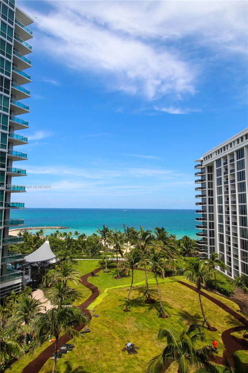 Spectacular remodeled ocean front 2/2 with lots of custom built ins, stainless steel appliances, 2 parking spaces, 1large storage space, remodeled by New York decorator. One of a kind unit a must see! Unit is 1,056 SQ FT.